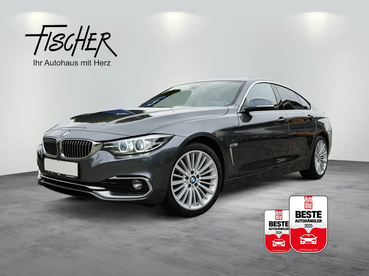 BMW 420 d Gran Coupe Luxury Line 1.Hd H&K HuD  Luxury Line Grau - 1