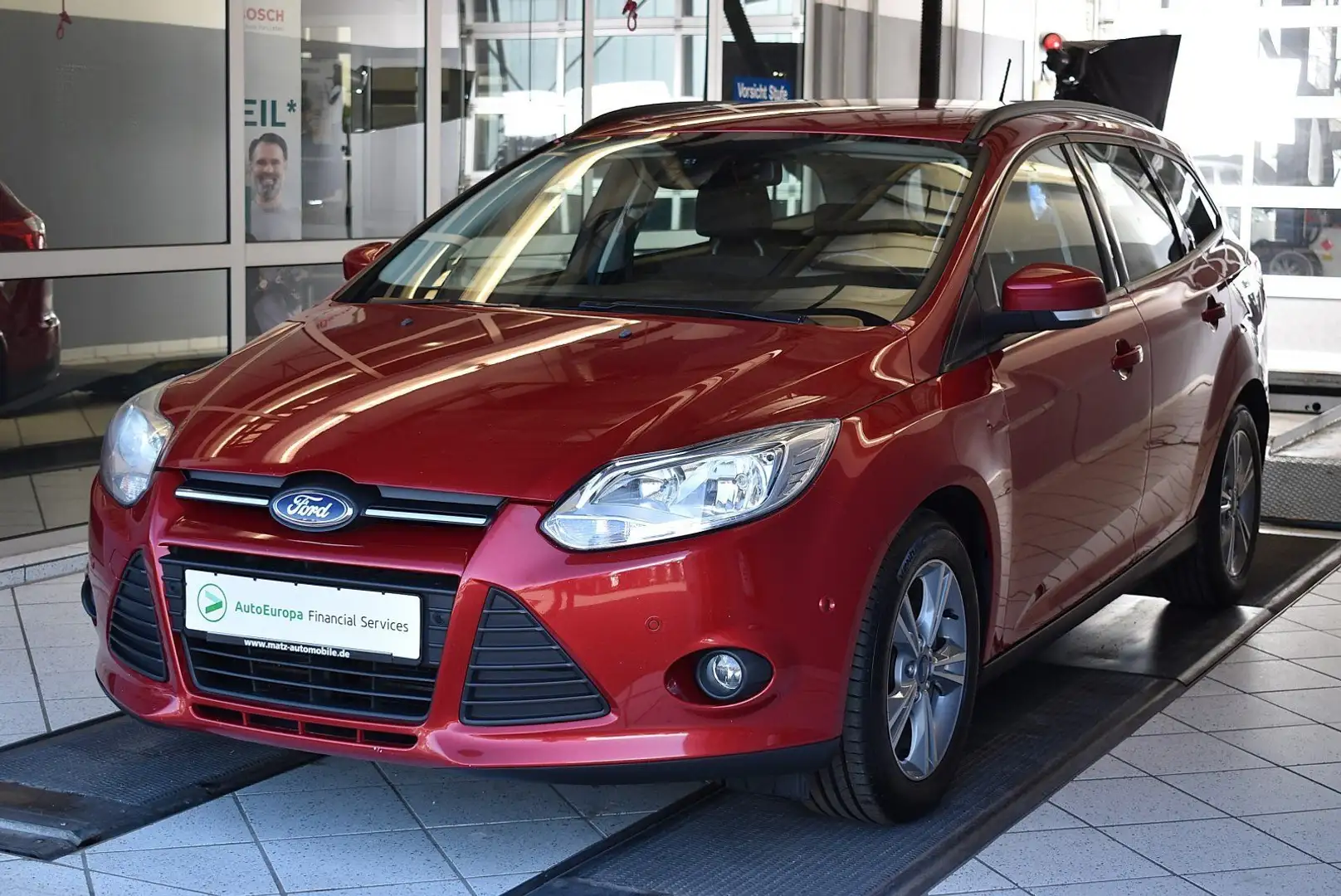 Ford Focus 1.6 EcoBoost SYNC Edition Start/Stopp AHK* Rosso - 1