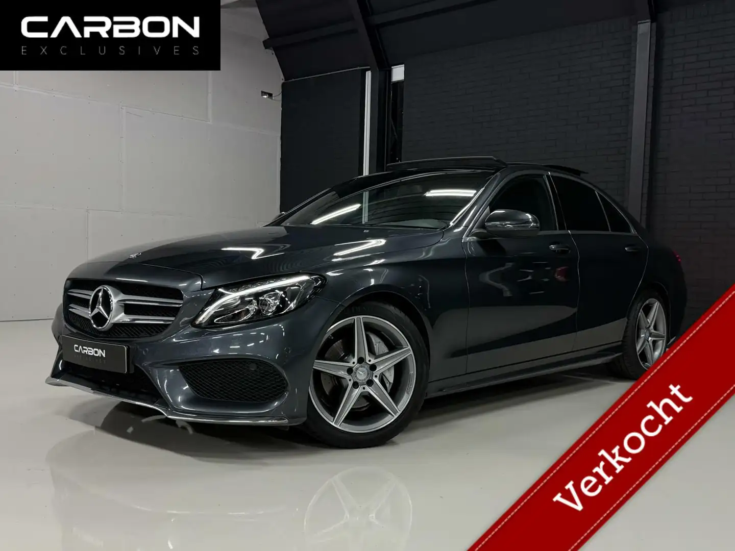 Mercedes-Benz C 180 AMG | Pano | Leder | Navi | CC Grau - 1