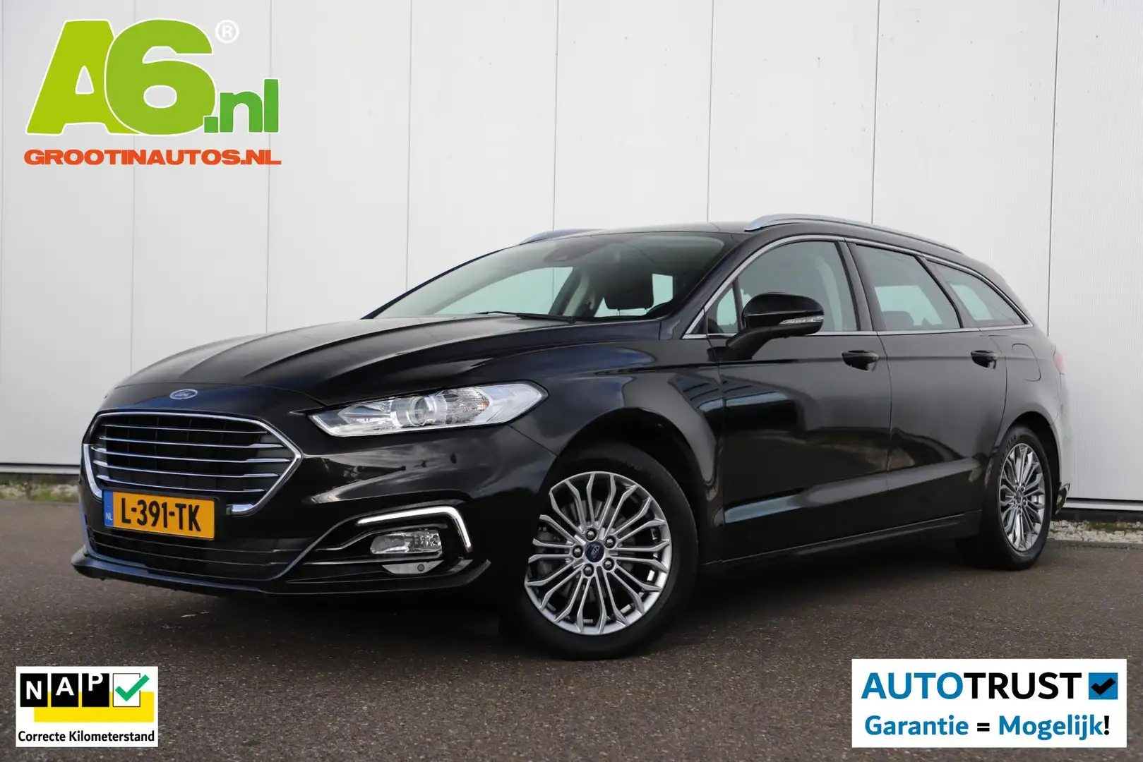 Ford Mondeo Wagon 2.0 IVCT HEV Titanium 17 inch LMV Carplay An Zwart - 1