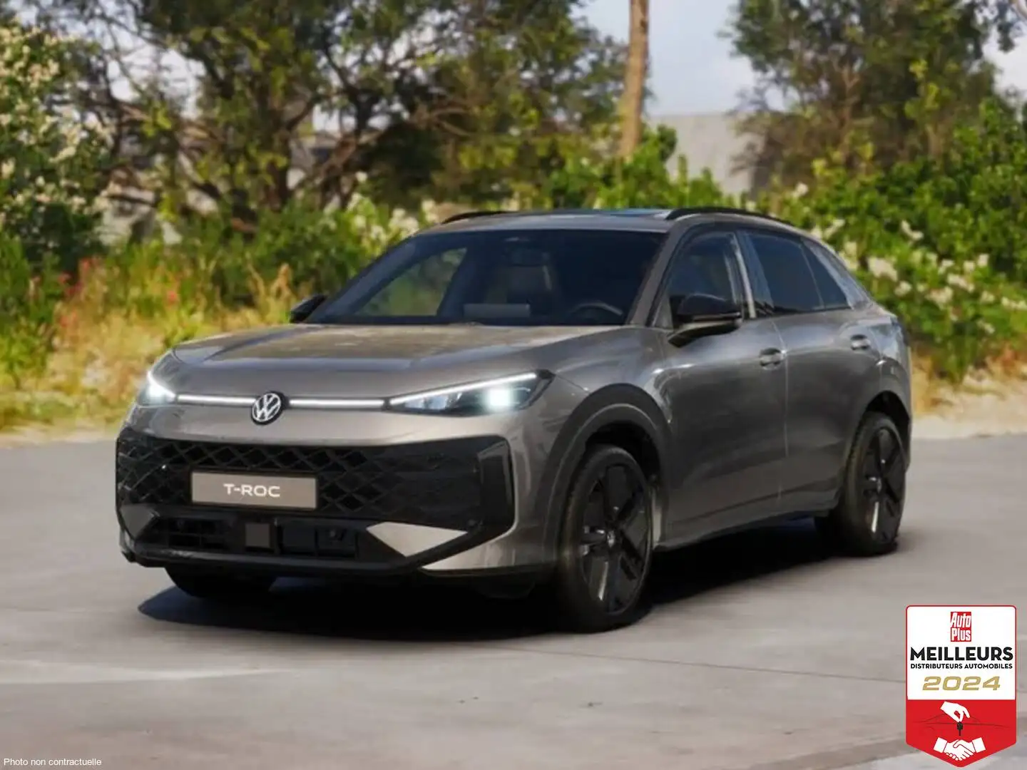 Volkswagen T-Roc eTSI EVO2 Hybrid 150 DSG7 Life +Pack Hiver +Jantes 17\ Gris - 1