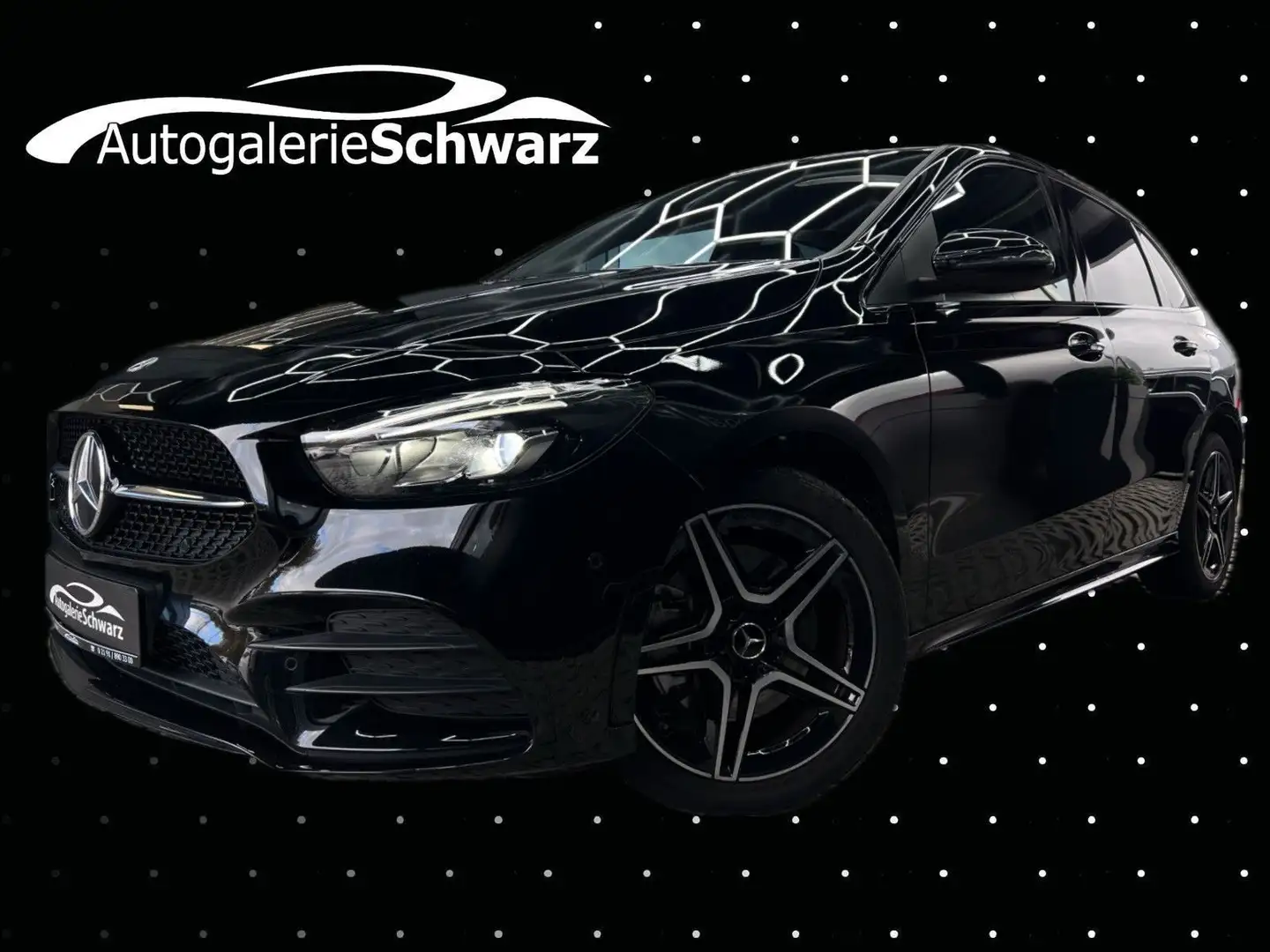 Mercedes-Benz B 250 e 8G AMG-LINE NIGHT LED NAV+DAB PTS+KAM AMB Noir - 1