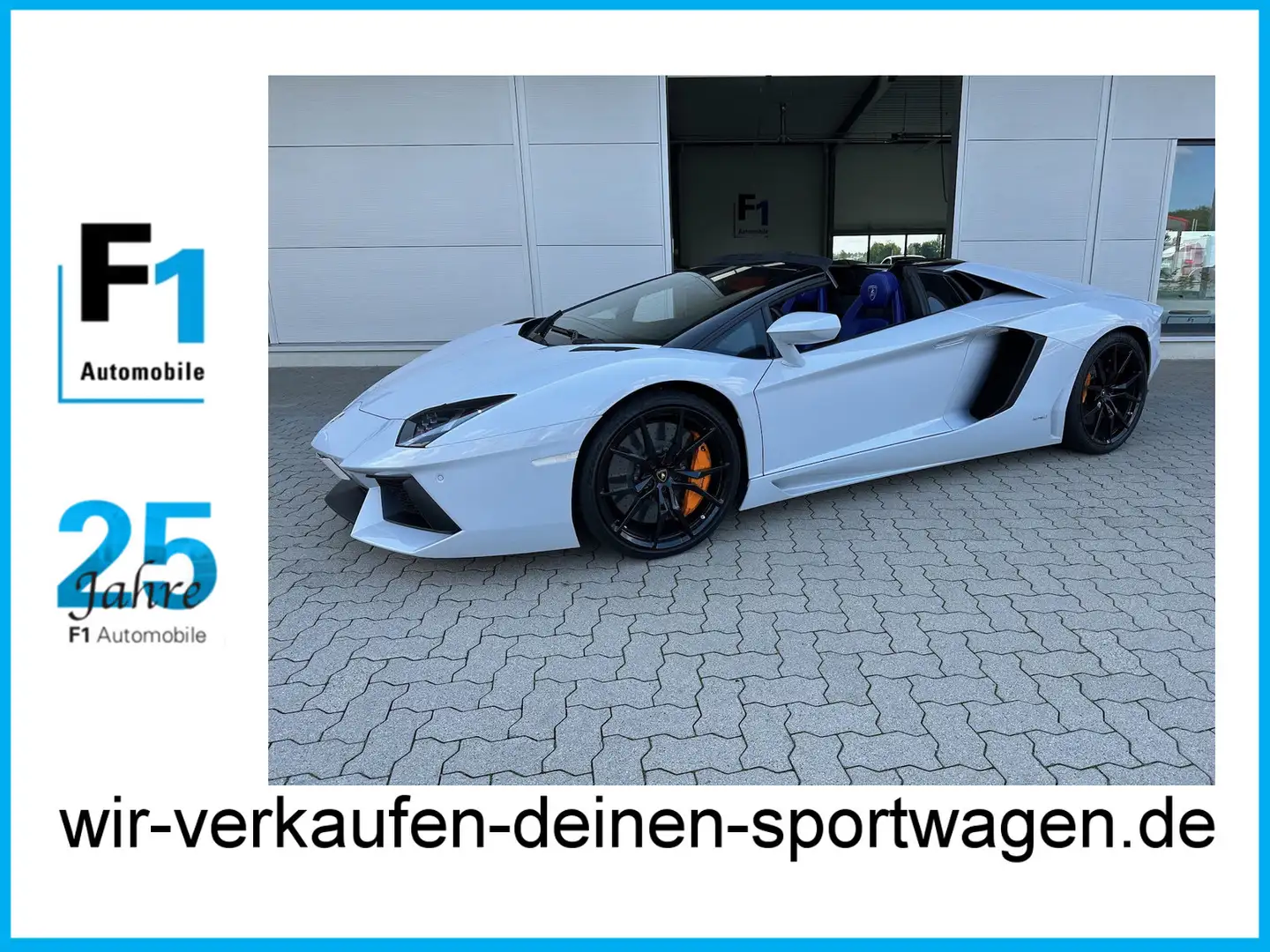 Lamborghini Aventador LP 700-4 Sonderleder Lift Kamera orig. 5000 KM DT. Blanco - 1