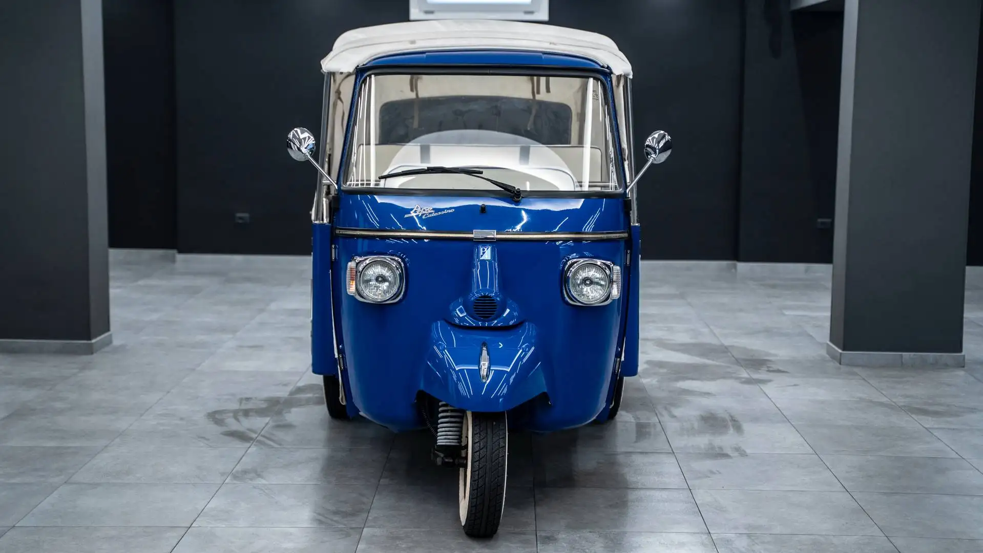 Piaggio Ape Calessino Edizione Limitata Nº 176/999 678 Km Cert. Unico Prop. Blau - 2