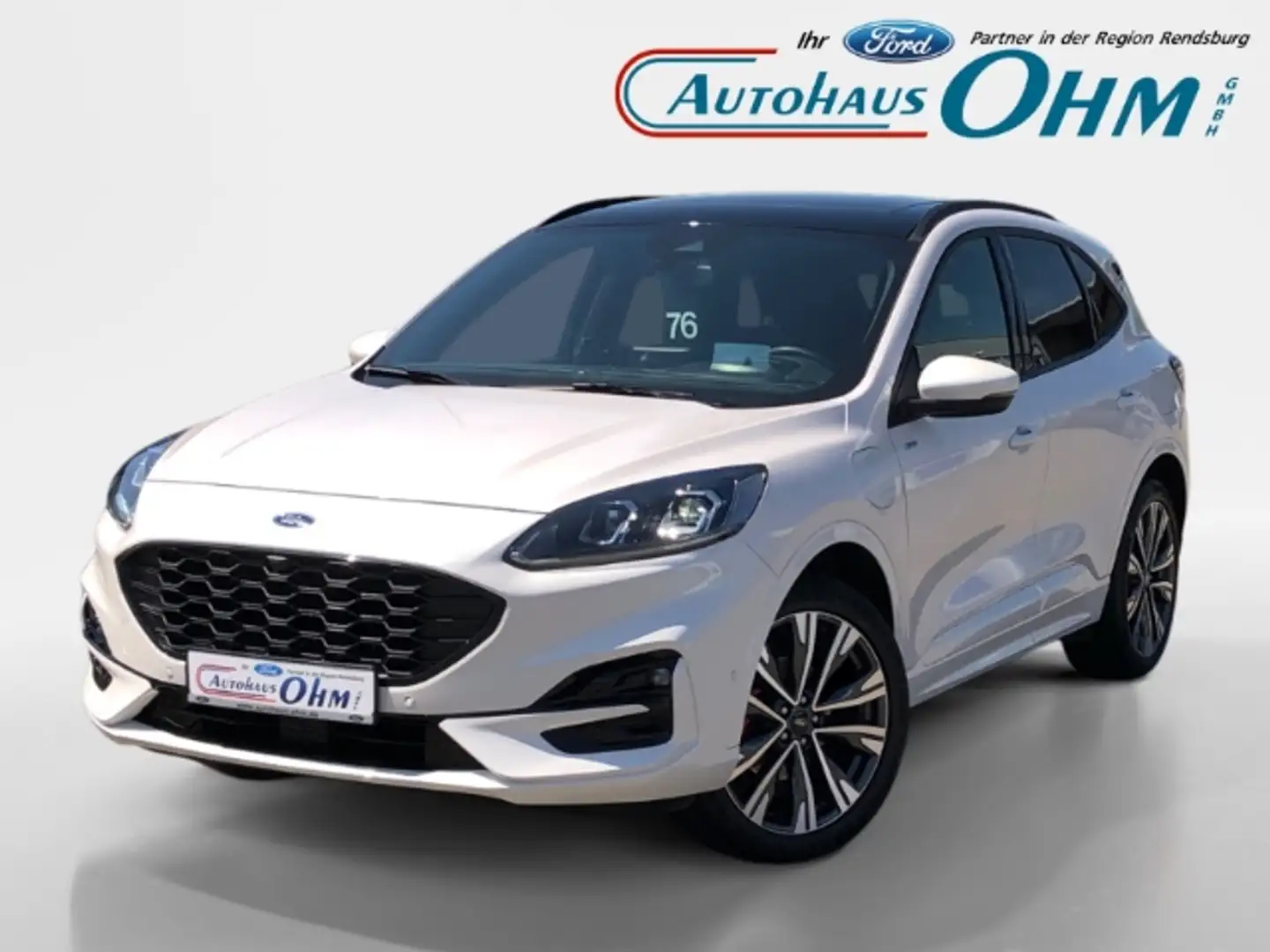 Ford Kuga ST-Line X 2.5 Duratec - PHEV - RFK - NAV - SHD - Weiß - 2