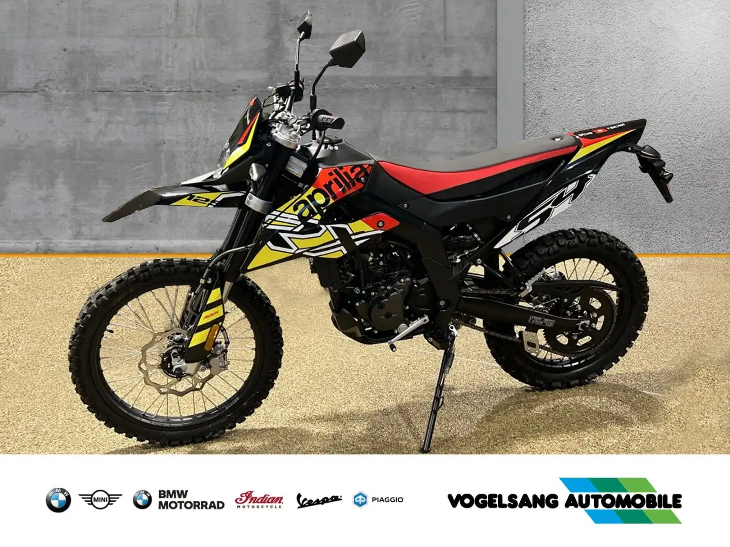 Aprilia RX 125 Enduro, Geländebereifung, Aktionspreis Mo Schwarz - 2