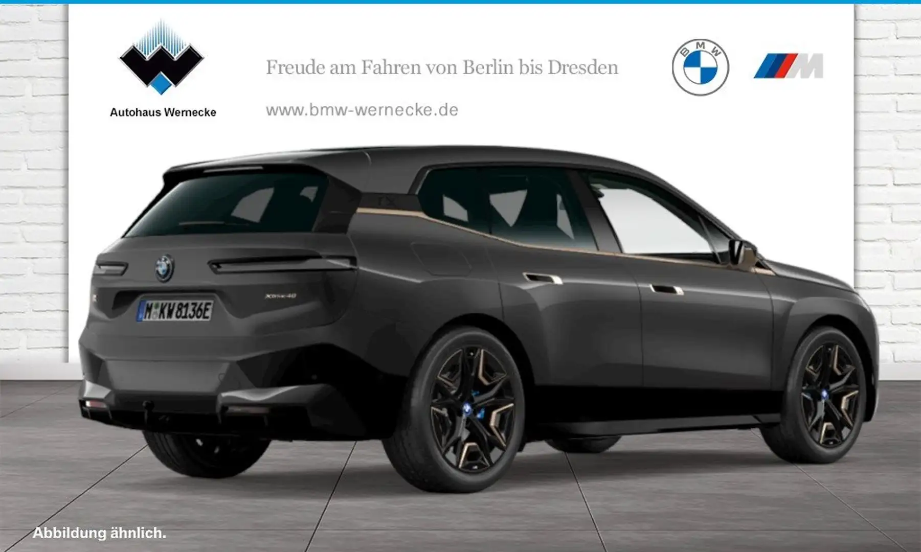 BMW iX xDrive40 Sportpaket HK HiFi DAB Aktivlenkung Grau - 2