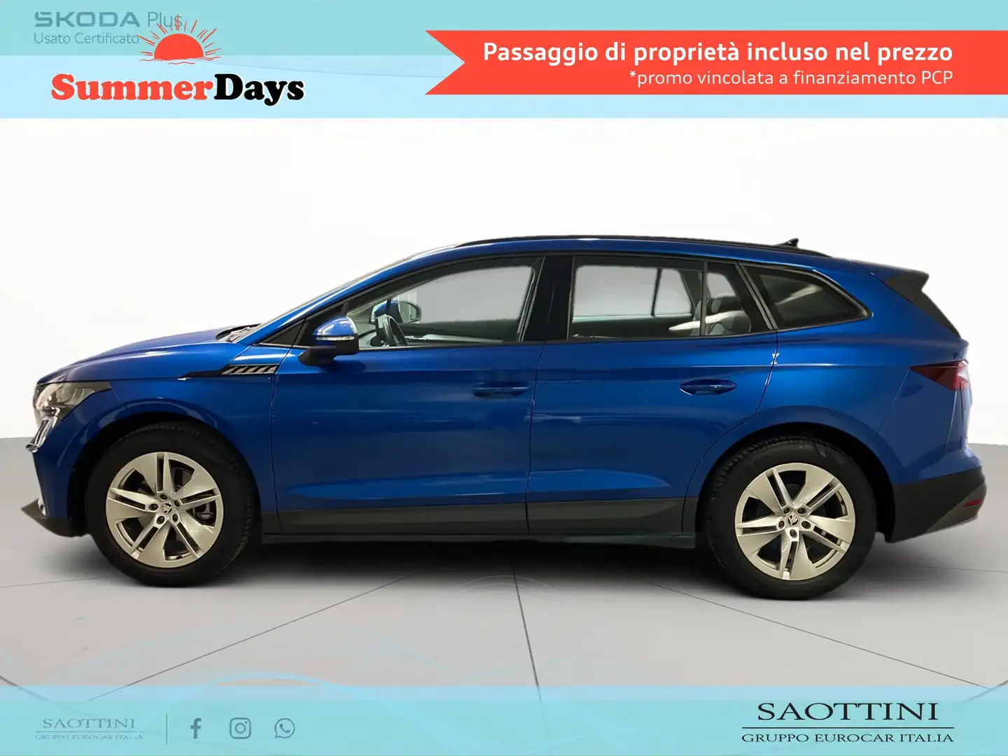 Skoda Enyaq IV 60 Executive Blu/Azzurro - 2