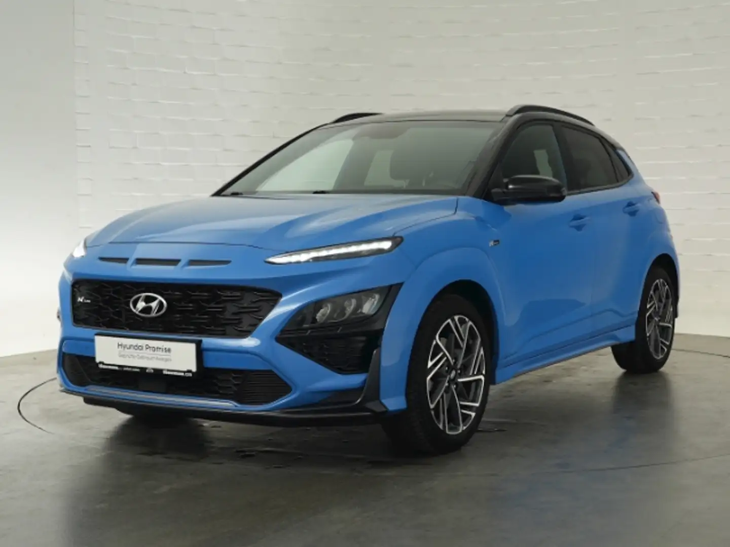 Hyundai KONA T-GDI N-LINE 48V+VOLL LED+NAVI+STANDHEIZUNG+SITZ-/ Blau - 2
