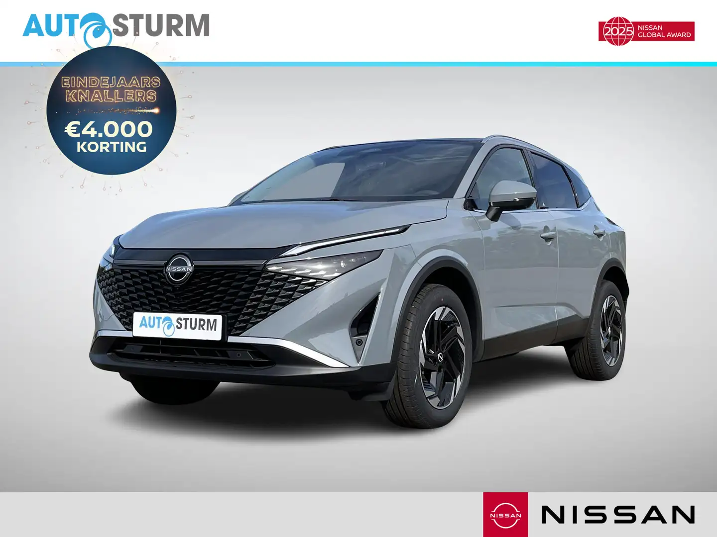 Nissan Qashqai 1.3 MHEV N-Connecta Panoramadak Grigio - 1