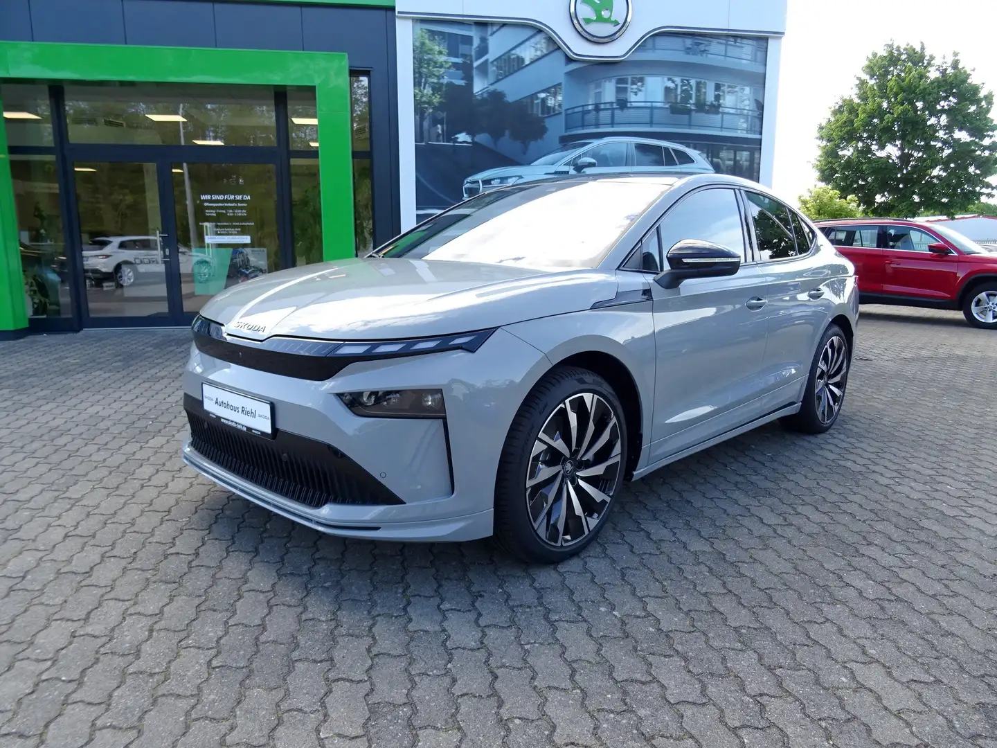Skoda Enyaq Coupe 85 Sportline *Head-Up*360°AreaView*CANTON Gris - 2