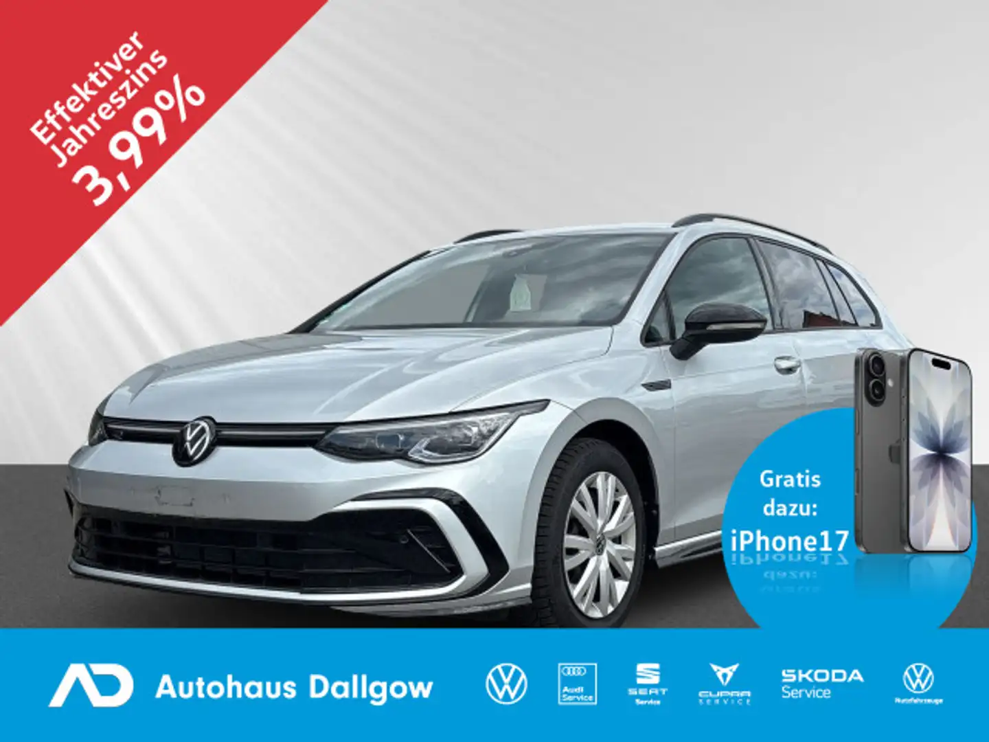 Volkswagen Golf Variant R-Line 1,5 l eTSI OPF 96 kW (130 PS Argent - 1