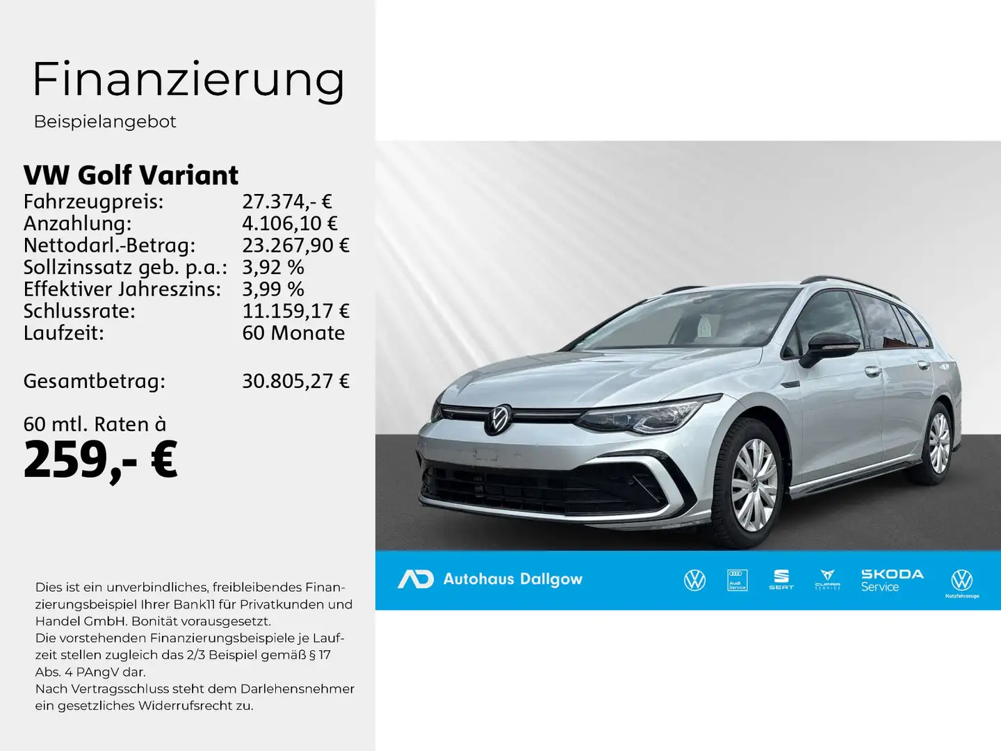 Volkswagen Golf Variant R-Line 1,5 l eTSI OPF 96 kW (130 PS Argent - 2