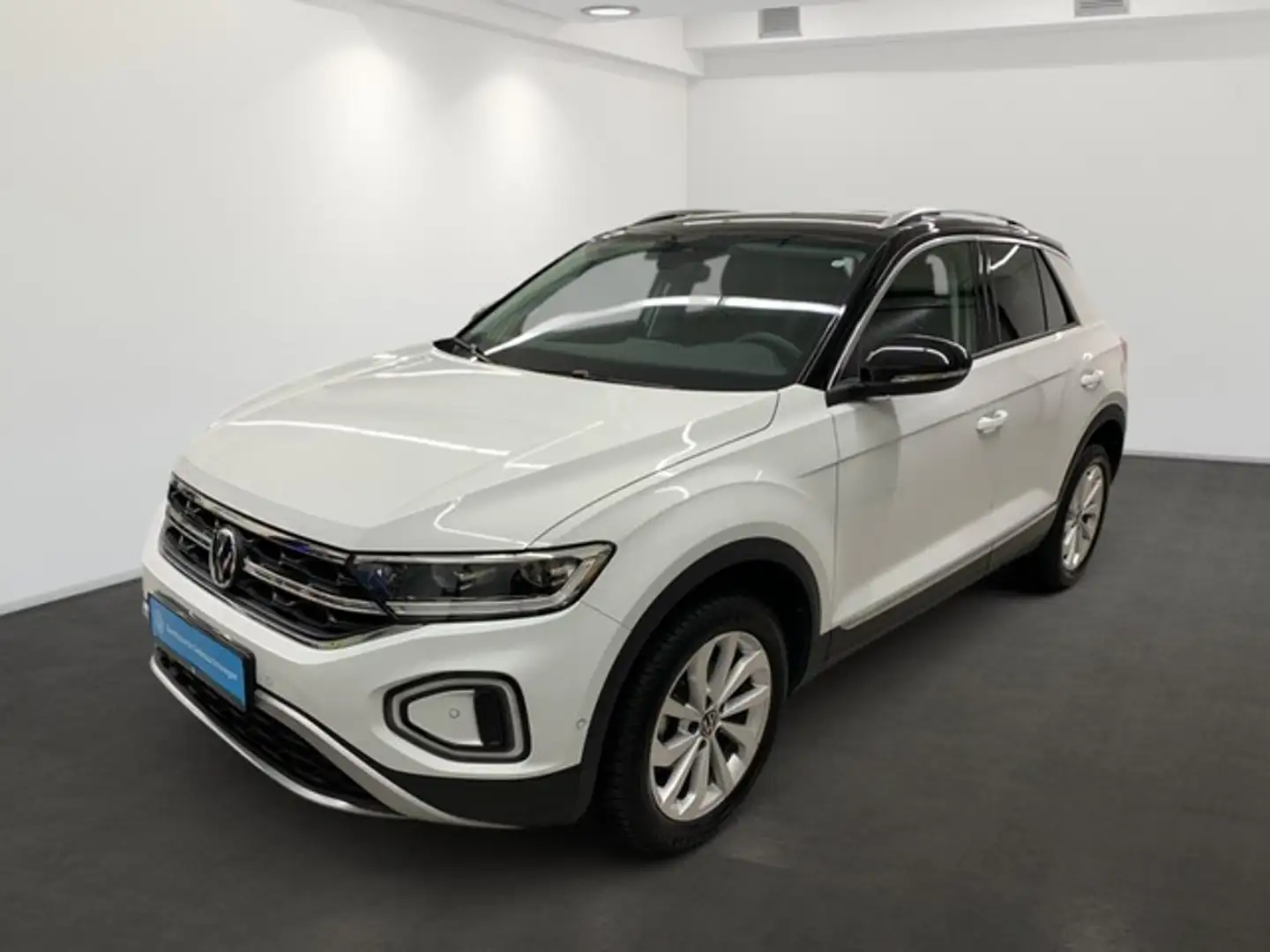 Volkswagen T-Roc 1.5 TSI DSG Style AHK Navi LED Einparkhilfe Tempom Weiß - 1