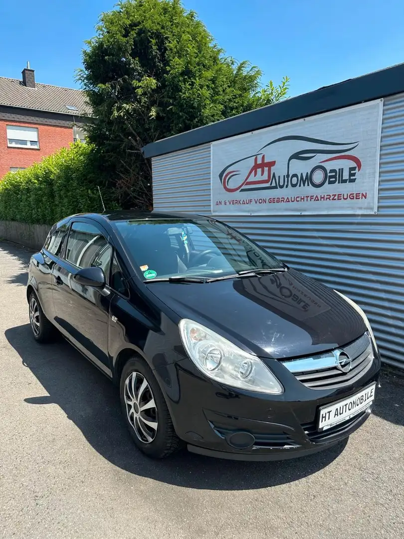 Opel Corsa 1.2 Twinport Cosmo.KLIMA.. Zwart - 1