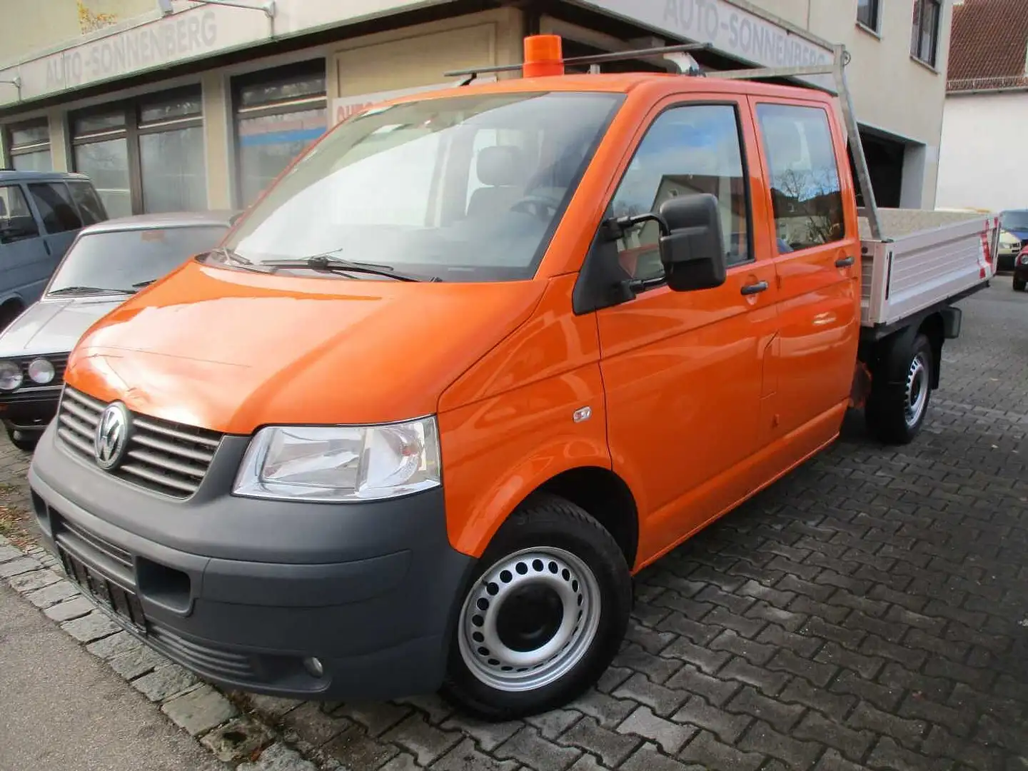 Volkswagen T5 Doppelkabine 1.9TDI, Klima Orange - 1