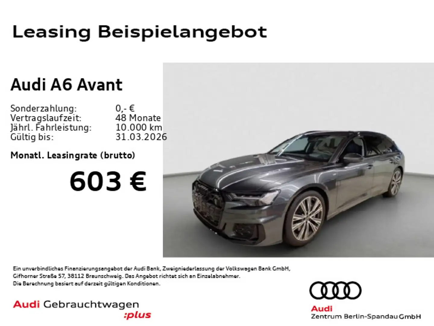Audi A6 50 TFSI e qu. S line S tronic *HuD*B&O* Grau - 1
