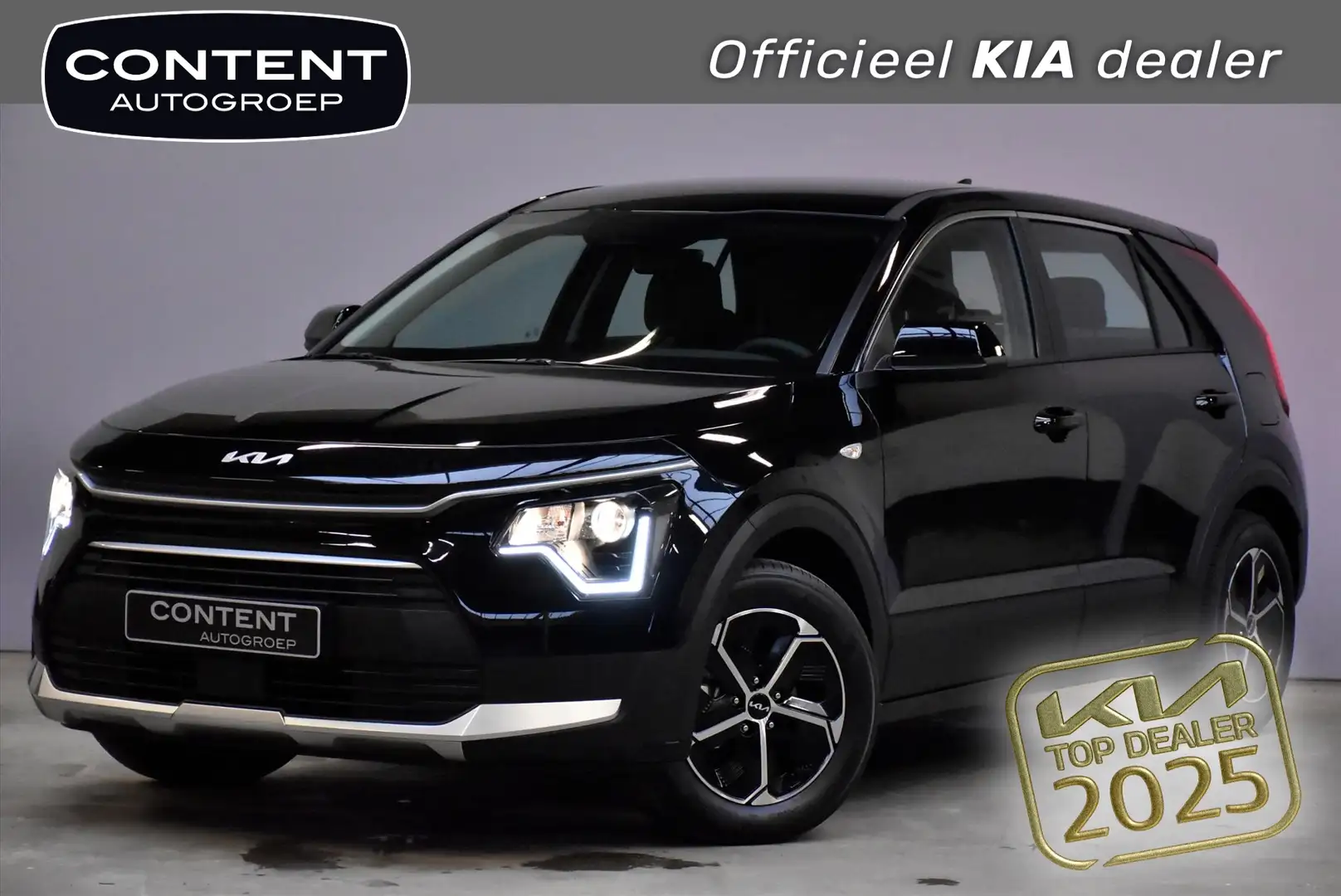 Kia Niro 1.6 GDi Hybrid 138pk DCT6 ComfortLine MY26 STAAT I Zwart - 1