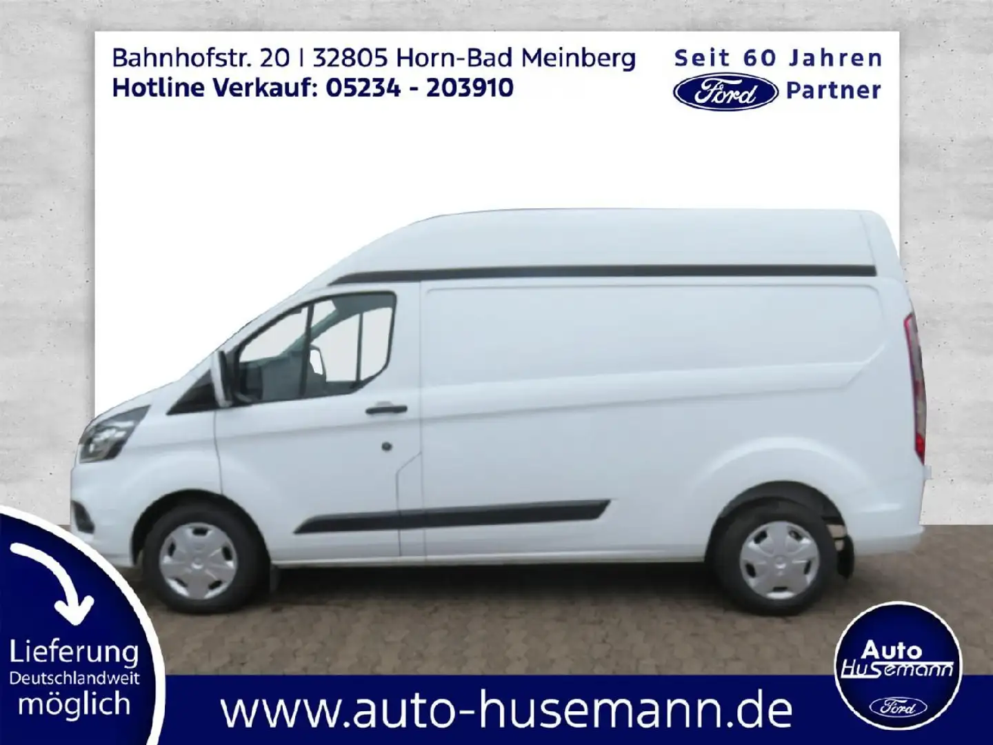 Ford Transit Custom Kasten 320 L2 Trend Weiß - 2