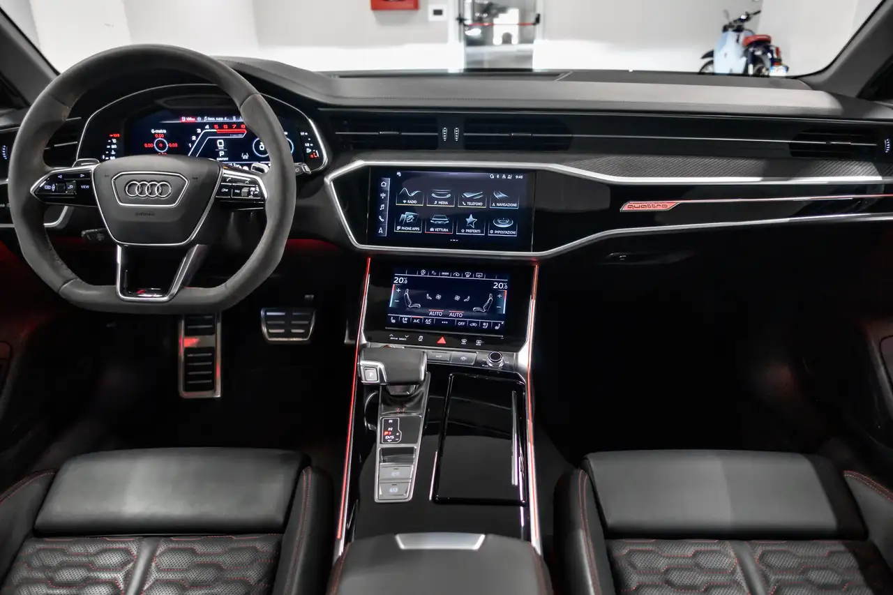 Audi RS6 PERFORMANCE V-MAX 305 DRC CERAMIC-BRAKES TETTO B&O HUD 5YEAR WARRANTY, миниатюра 9