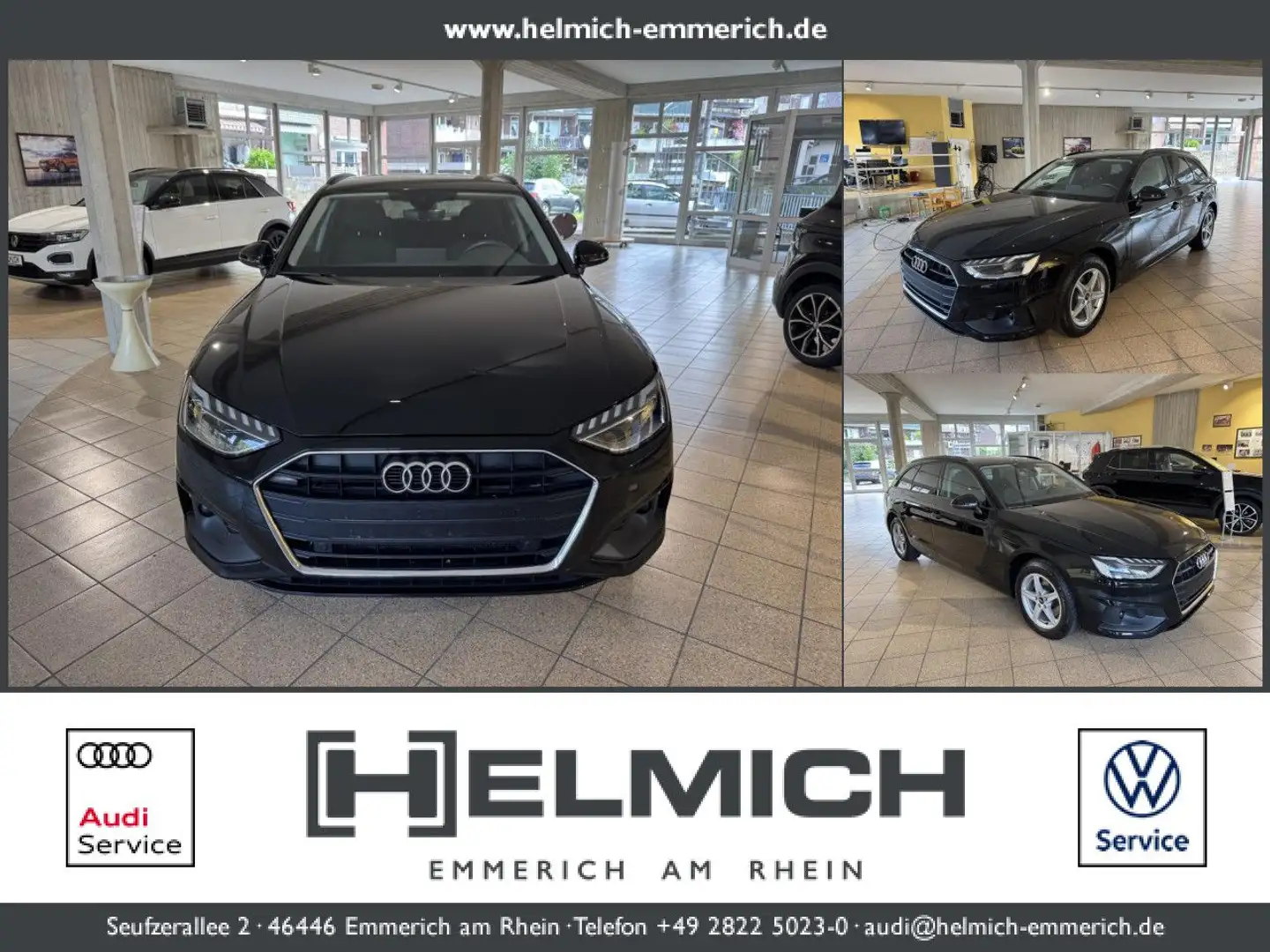 Audi A4 Avant 2.0 TDI S-Tronic LED Navi ACC SHZ PDC 35 Noir - 1