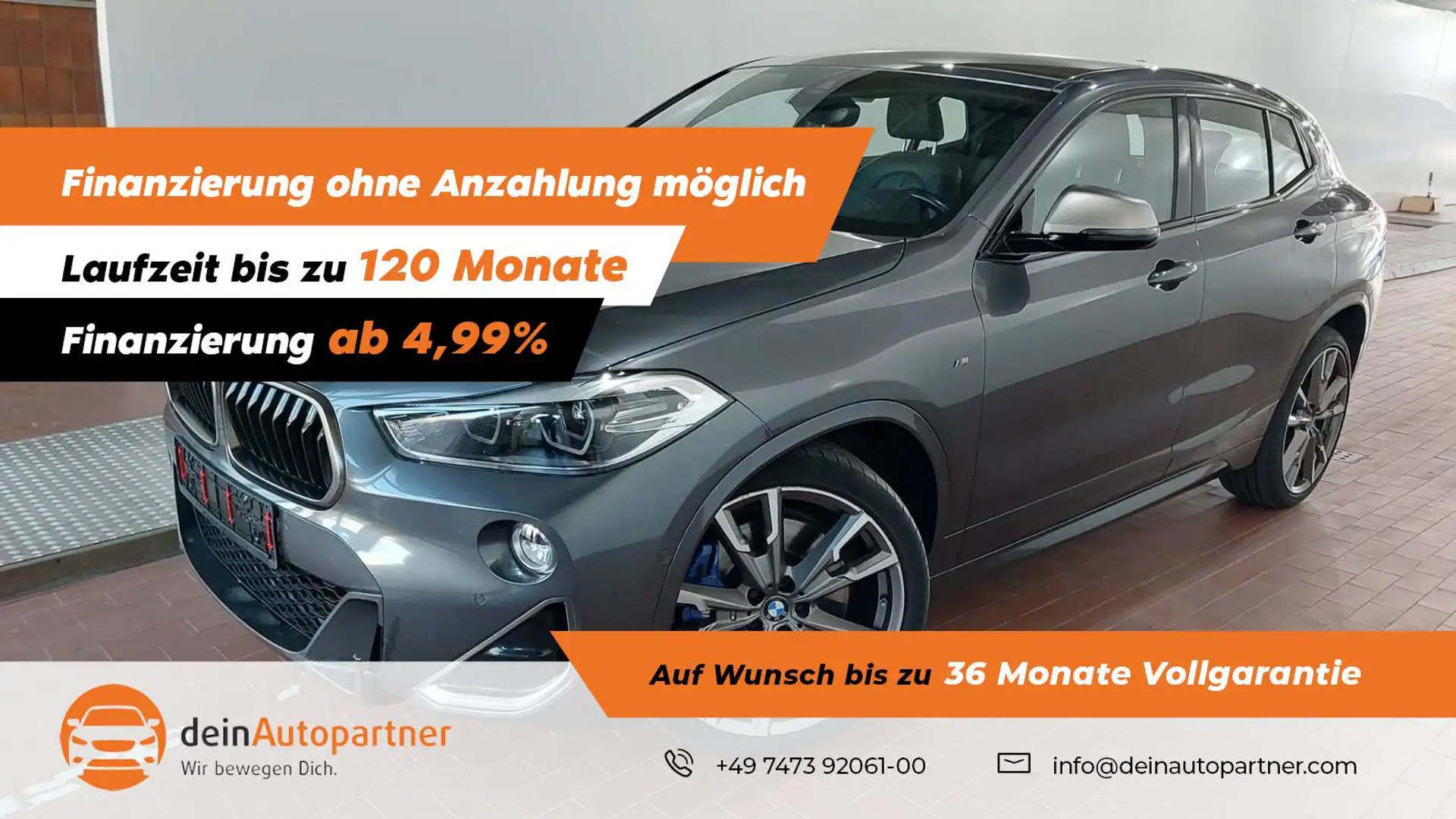 BMW X2 xDrive M35 i NAVI/LED/LEDER/HUD/RFK/DIGITAL TACHO Gris - 1