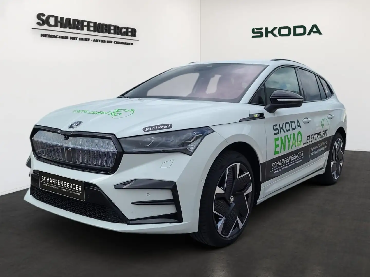 Skoda Enyaq Enyaq RS 250kW 4x4 *AHK, Pano, DCC, CANTON* Weiß - 1