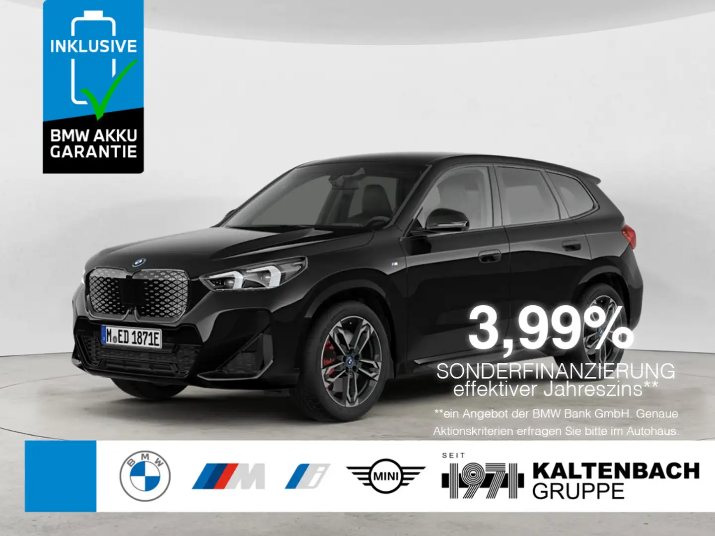 BMW iX1 eDrive 20 AHK HUD 360° LED NAVI H/K SHZ Noir - 1