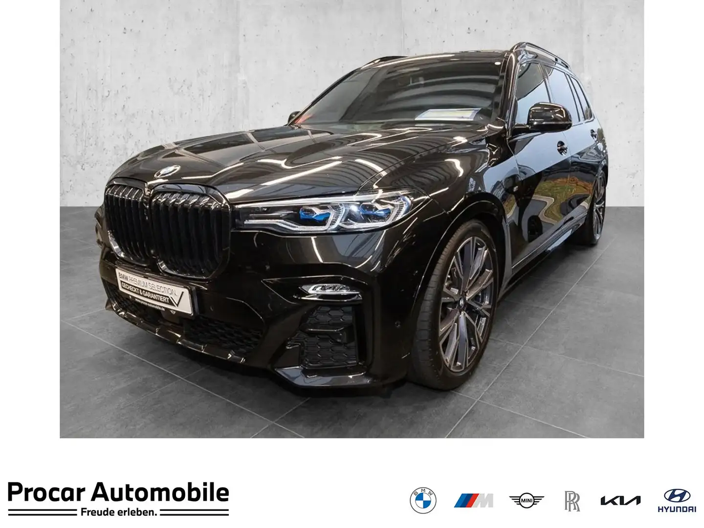 BMW X7 M 50i Head-Up DAB LED Standhzg. RFK AHK PDC Noir - 1