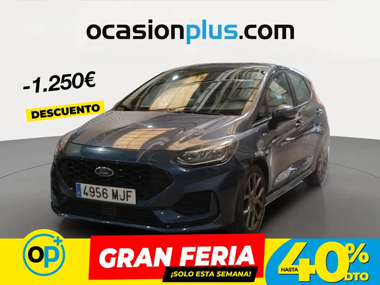 Ford Fiesta 1.0 EcoBoost MHEV ST Line 125 Azul - 1