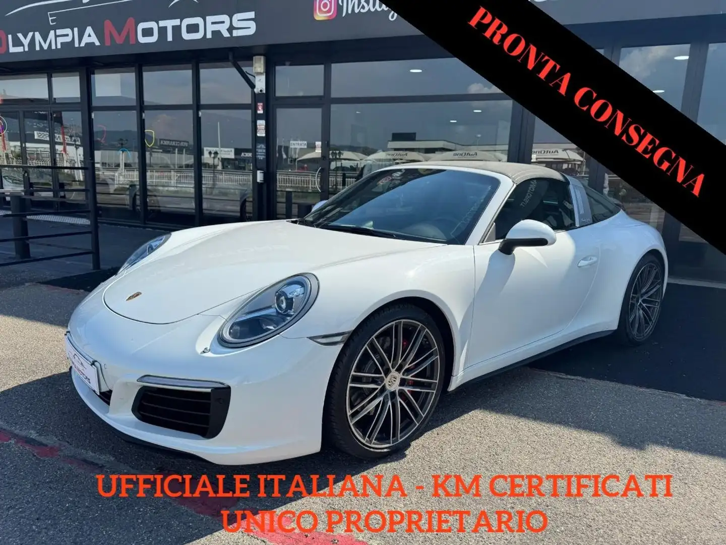 Porsche Targa 911 TARGA 4S NAVI LED SPORTCHRONO 20 KAMERA Bianco - 1