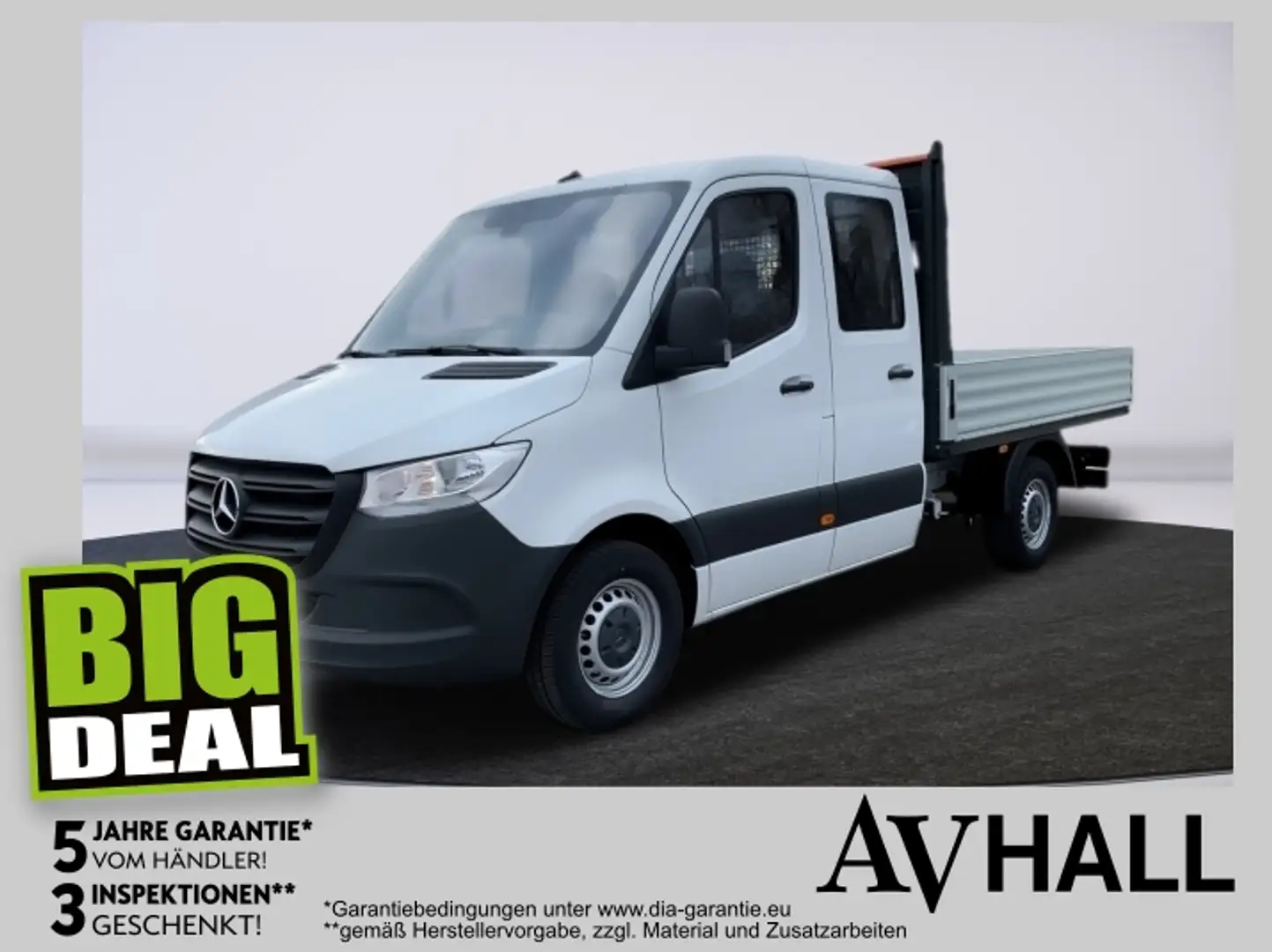 Mercedes-Benz Sprinter Pritsche 315 DOKA Klima,AHK,Radio Blanc - 1