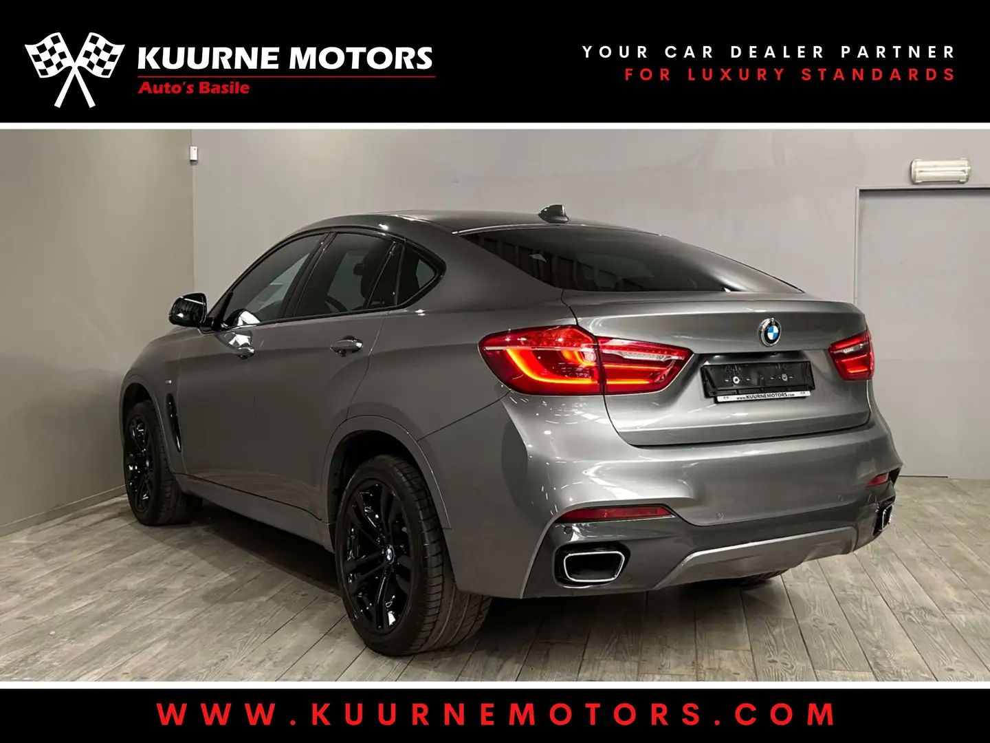 BMW X6 xDrive30dA M Pack Alu20\/OpenDak/Acc *1j garantie* Gris - 2