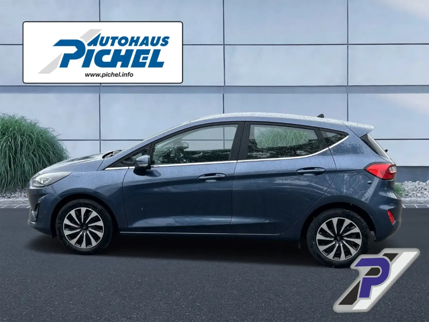 Ford Fiesta Titanium LED SCHEINWERFER+AUFFAHRWARNUNG+DAB+KLIMA Blau - 2