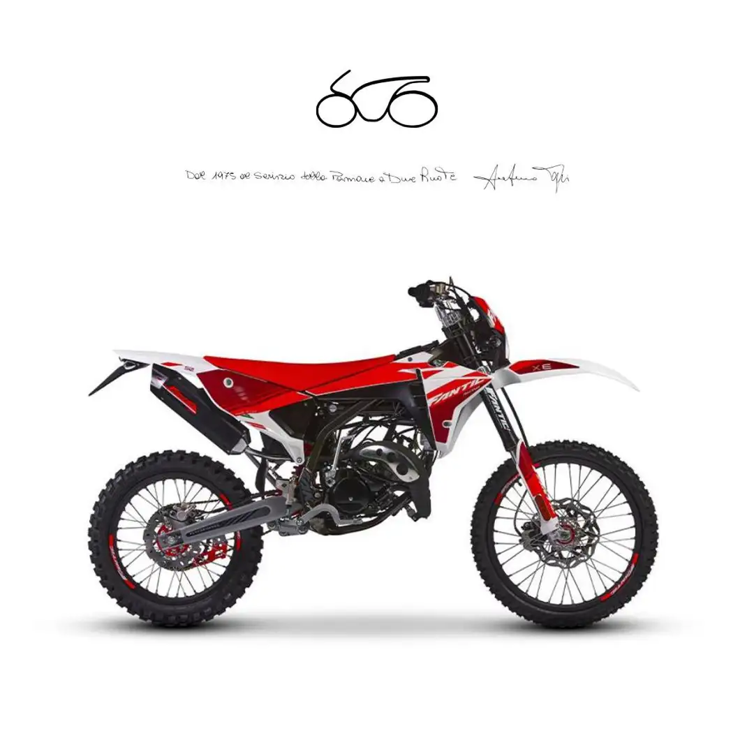 Fantic 50E enduro Performance Bílá - 1