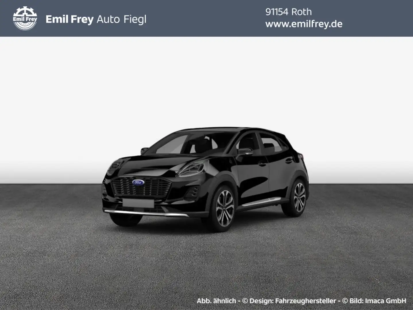 Ford Puma 1.0 EcoBoost Hybrid Aut. ST-LINE X Noir - 1