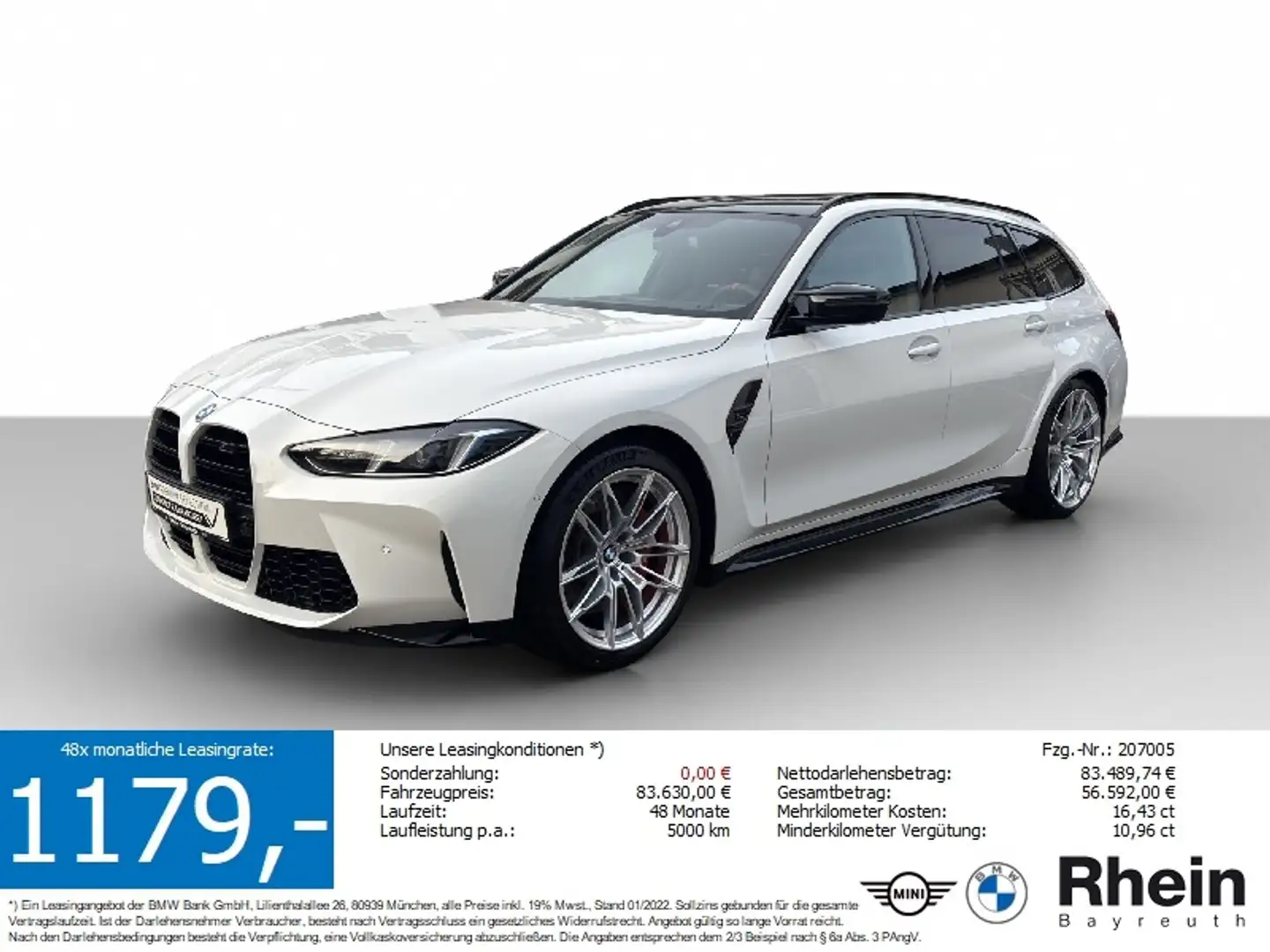 BMW M3 M xDrive Touring Competition TOP AUSSTATTUNG TOP A Weiß - 1