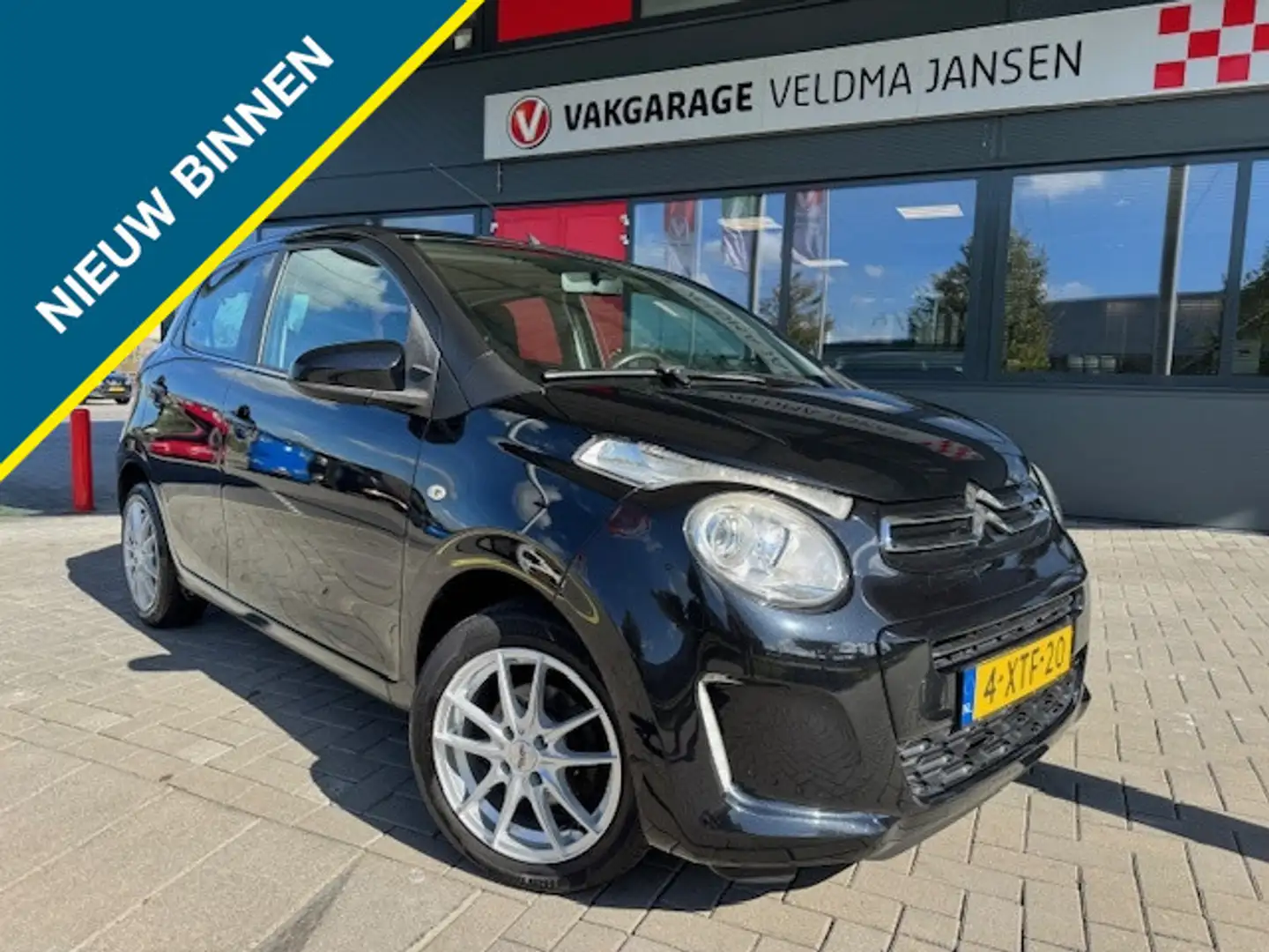 Citroen C1 1.0 e-VTi SHINE (NW MODEL) 5-DRS. + ECC/LMV/CAMERA Zwart - 1
