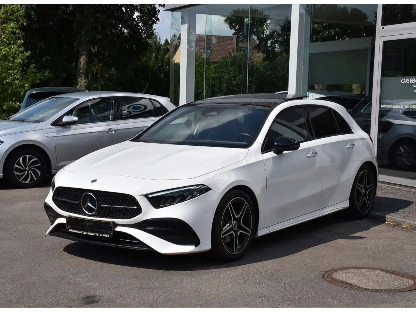 Mercedes-Benz A 200 AMG Line 7G-DCT TO CAM KEYLESS SIDE ATT RMQ NIGHT Blanc - 2