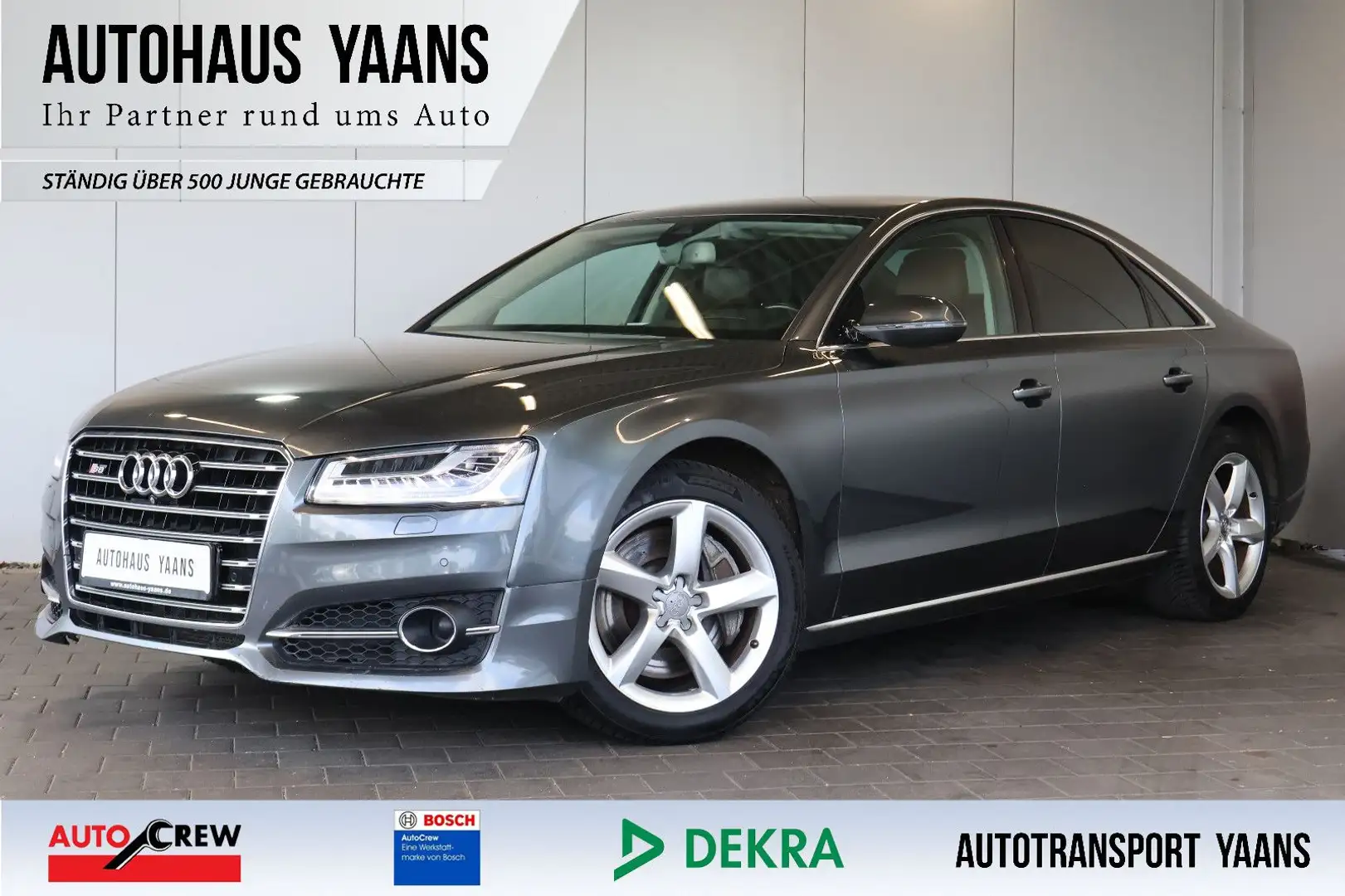 Audi A8 4.2 TDI V8 HUD+LUFT+BOSE+SOFT+360°+MATRIX+AHK Grau - 1