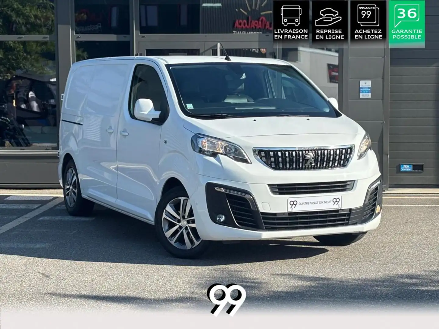 Peugeot Expert M 2.0 BlueHDi - 180 S&S - BV EAT8 III FOURGON Four Biały - 1