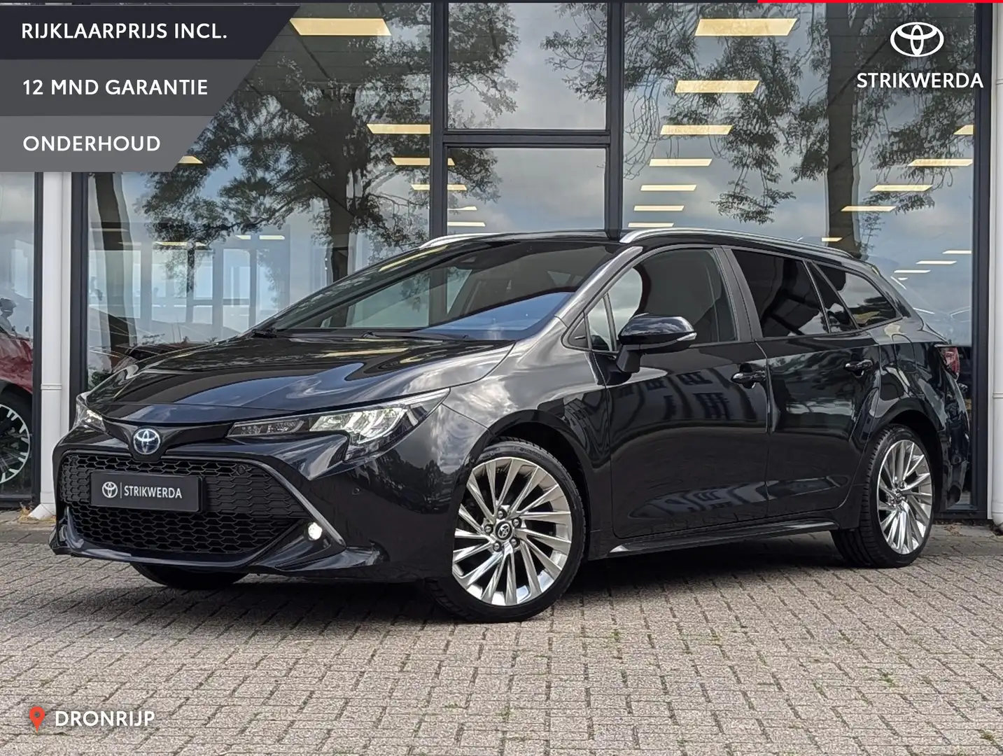 Toyota Corolla Touring Sports 1.8 Hybrid Active Plus | Stoel- stu Zwart - 1