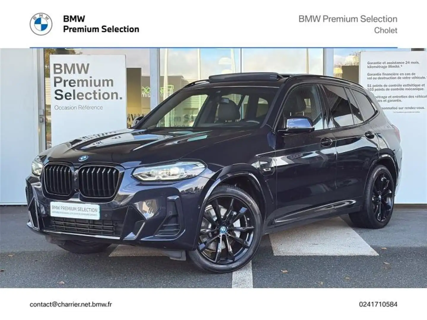 BMW X3 xDrive30e 292ch M Sport Noir - 1