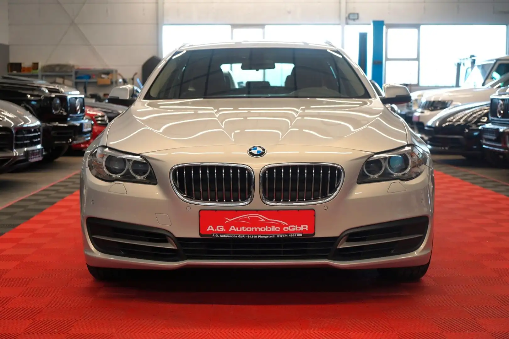 BMW 528 i F11 Touring Aut. 1.Hand*Scheckheft*Bi-Xenon Argent - 2