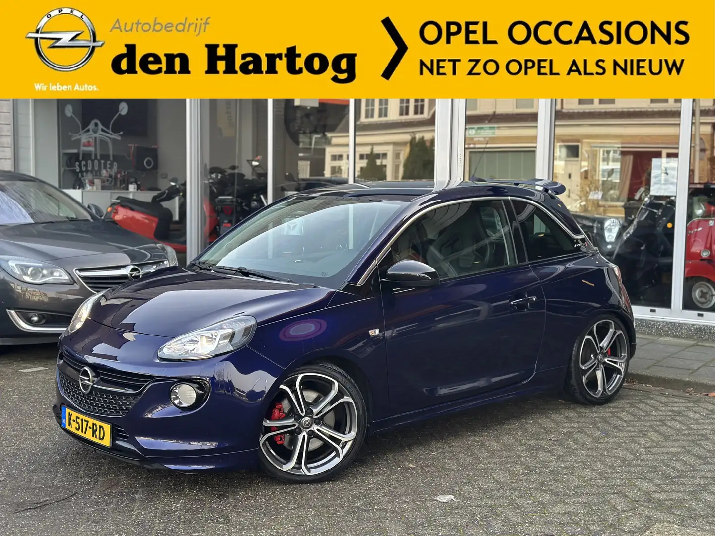 Opel Adam 1.4 Turbo S 150PK Apple Carplay/Android Auto ECC Kék - 1