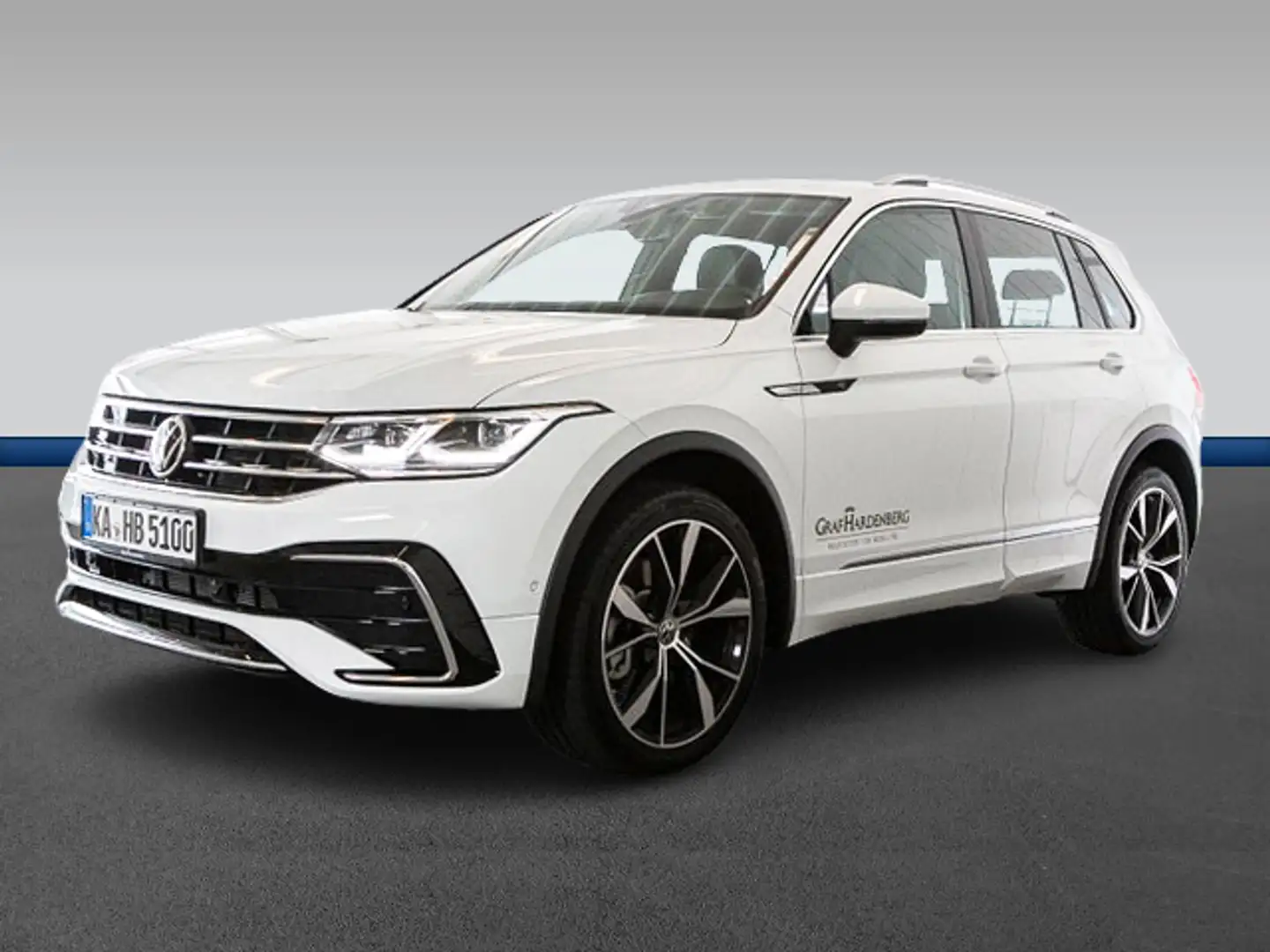 Volkswagen Tiguan 2.0 TDI DSG R-Line 4Motion AHK Weiß - 1