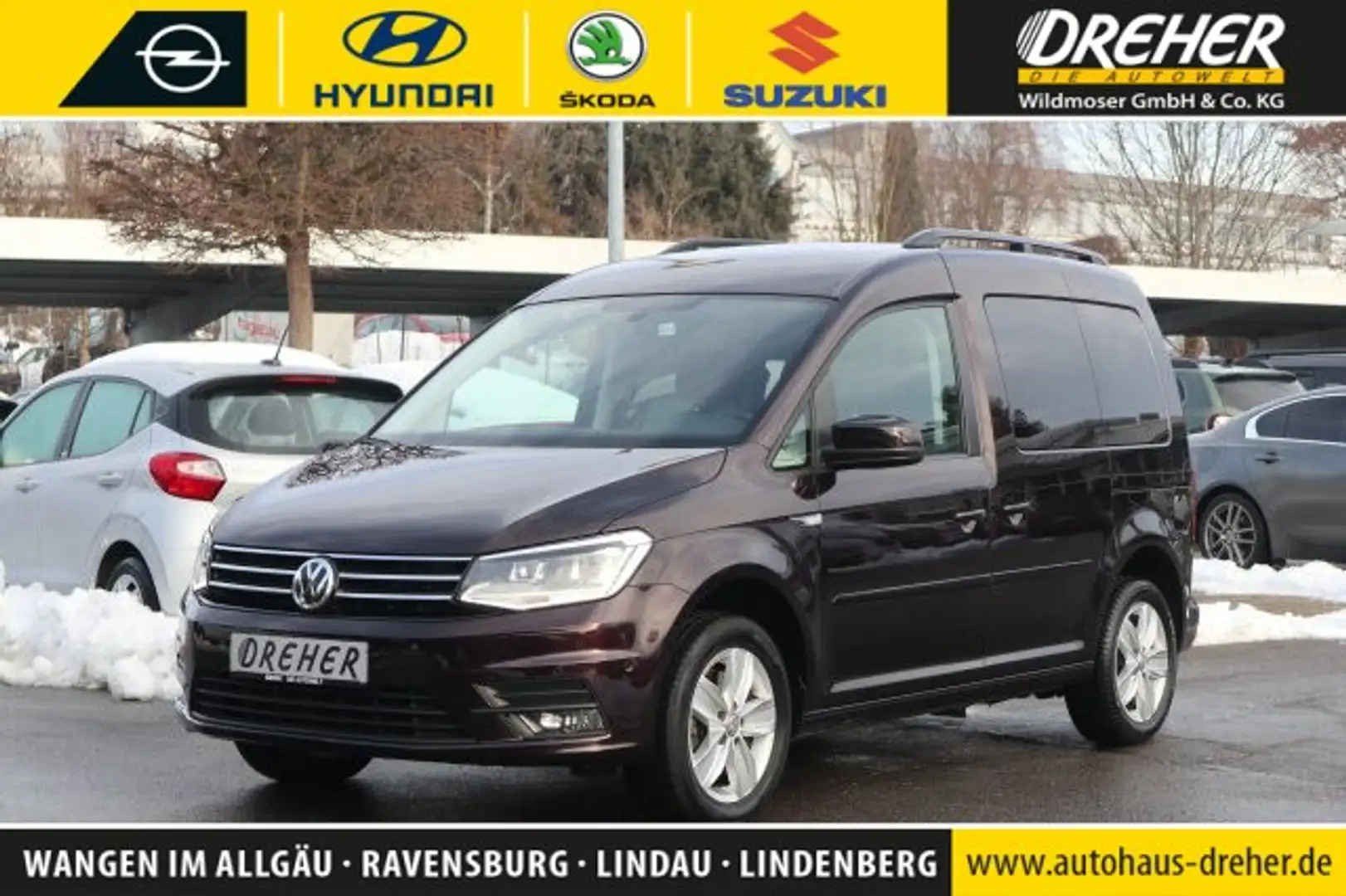 Volkswagen Caddy Caddy 1.4 TSI BMT Comfortline Navi/eFH./Kamera NSW Schwarz - 1
