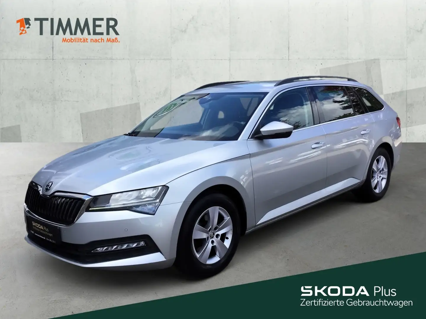 Skoda Superb Combi 2.0 TDI DSG *AHK *LED *VIRTUAL *NAVI *SHZ * Silber - 1