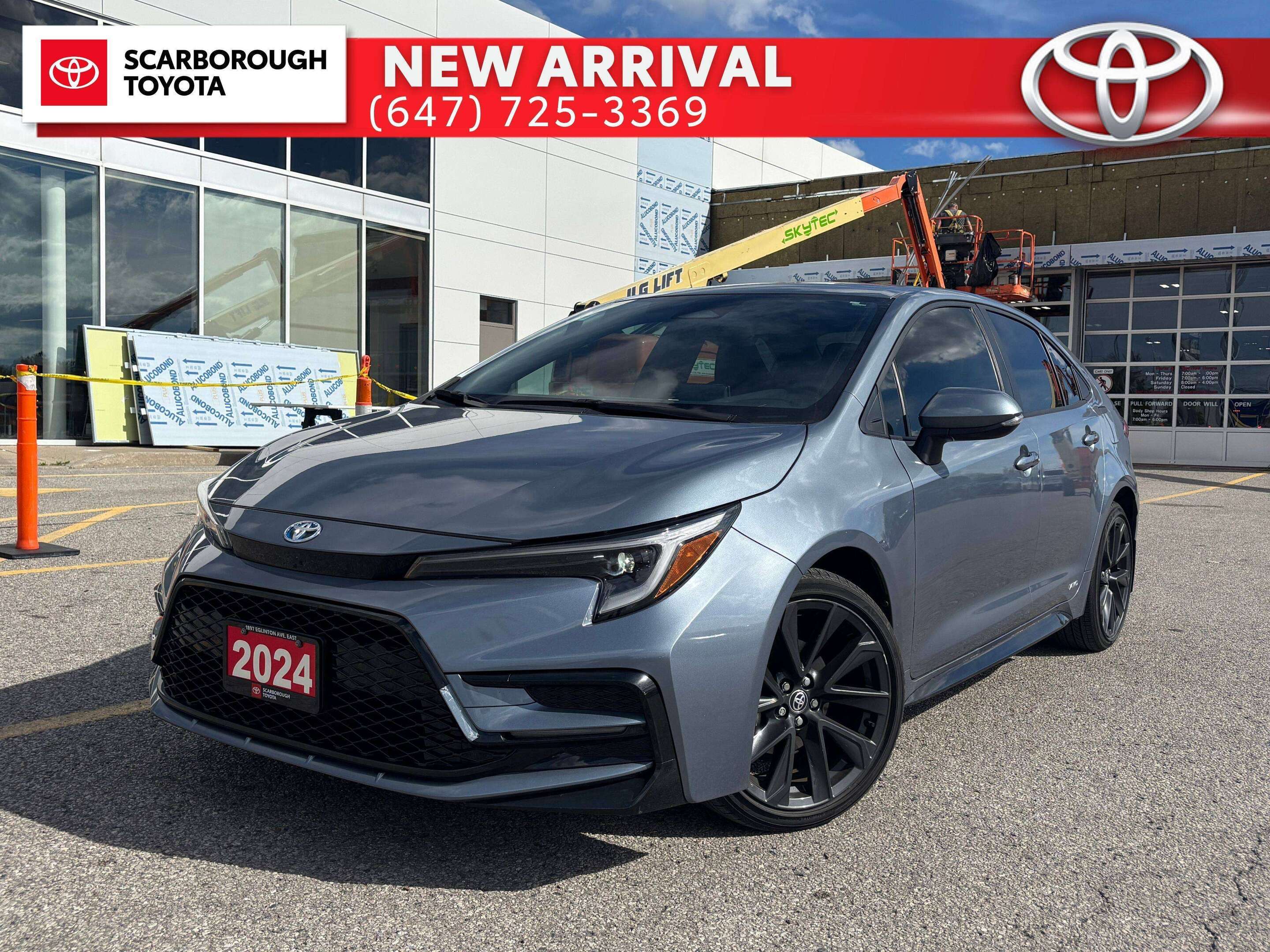 Silver 2024 Toyota Corolla Hybrid Sedan All-Wheel Drive Automatic