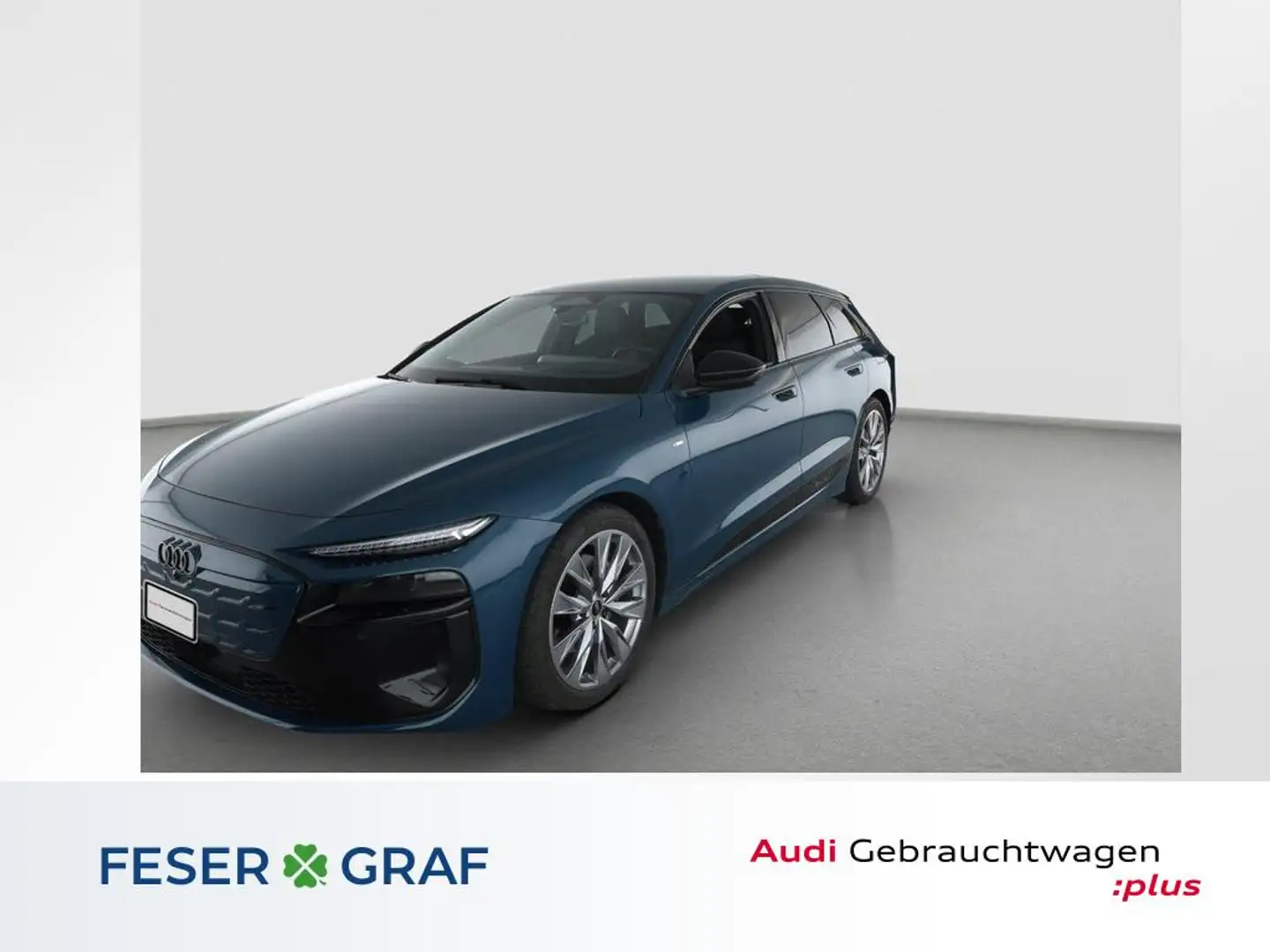 Audi A6 Avant e-tron S line-Luft-AHK-HuD-B&O-Matrix- Blau - 1